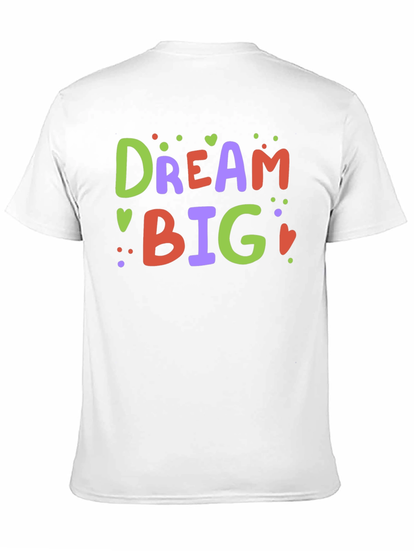 Black Dream Big Graphic Tee - Motivational T-Shirt view 11