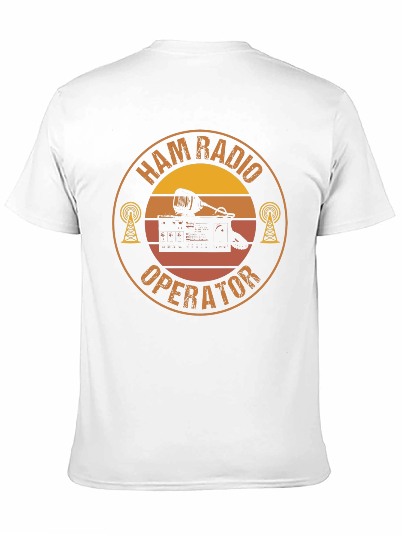 Black Ham Radio Operator T-Shirt view 11