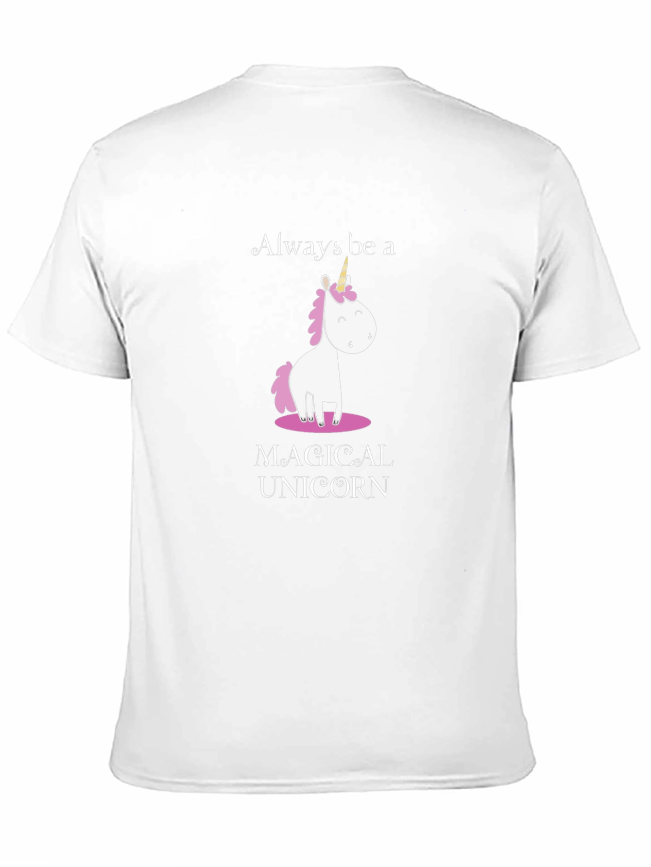 Black Magical Unicorn Graphic Tee - Always Be a Unicorn view 11