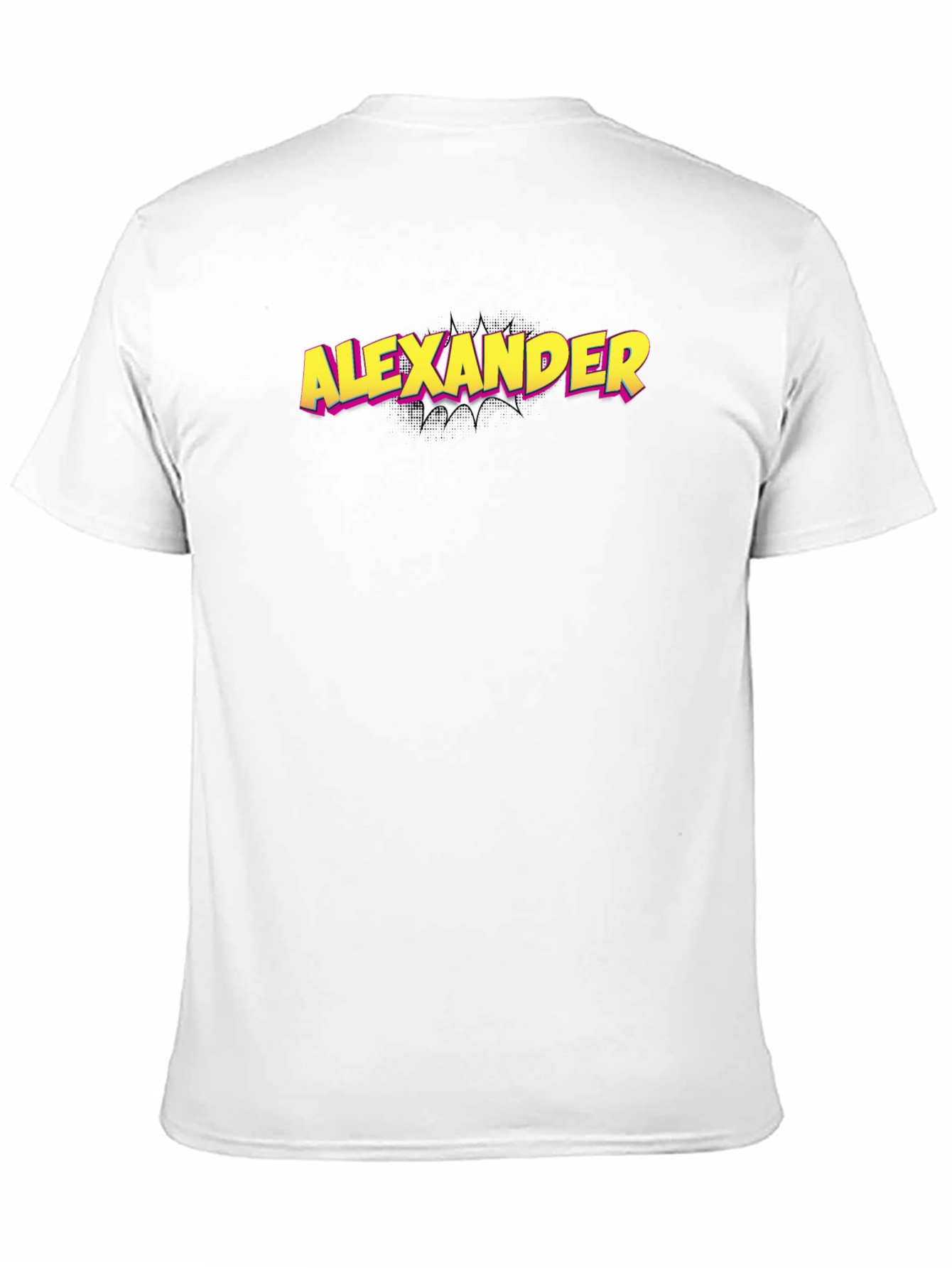 Black Alexander Comic Style Graphic Tee - Black view 11
