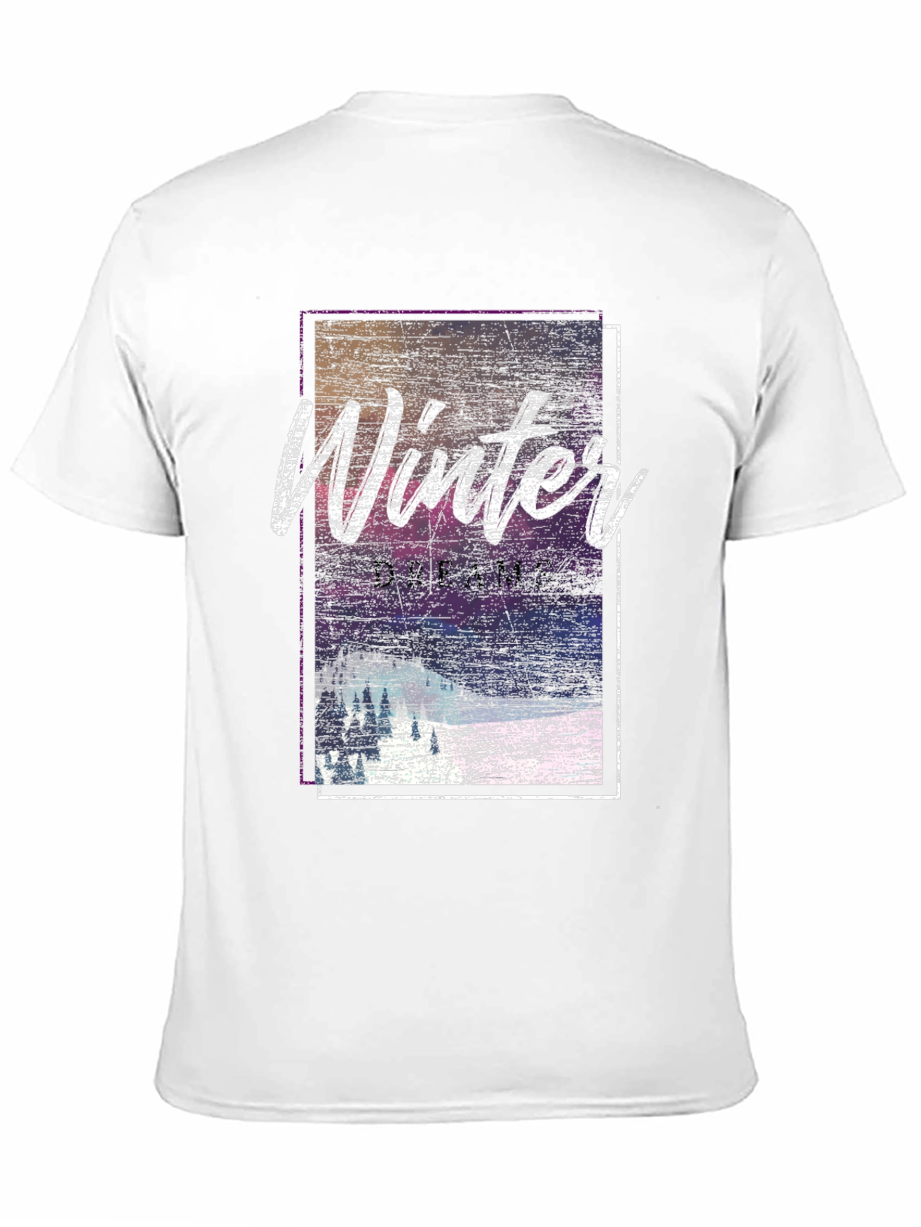 Black Winter Dreams Graphic Tee - Soft Cotton Blend view 11