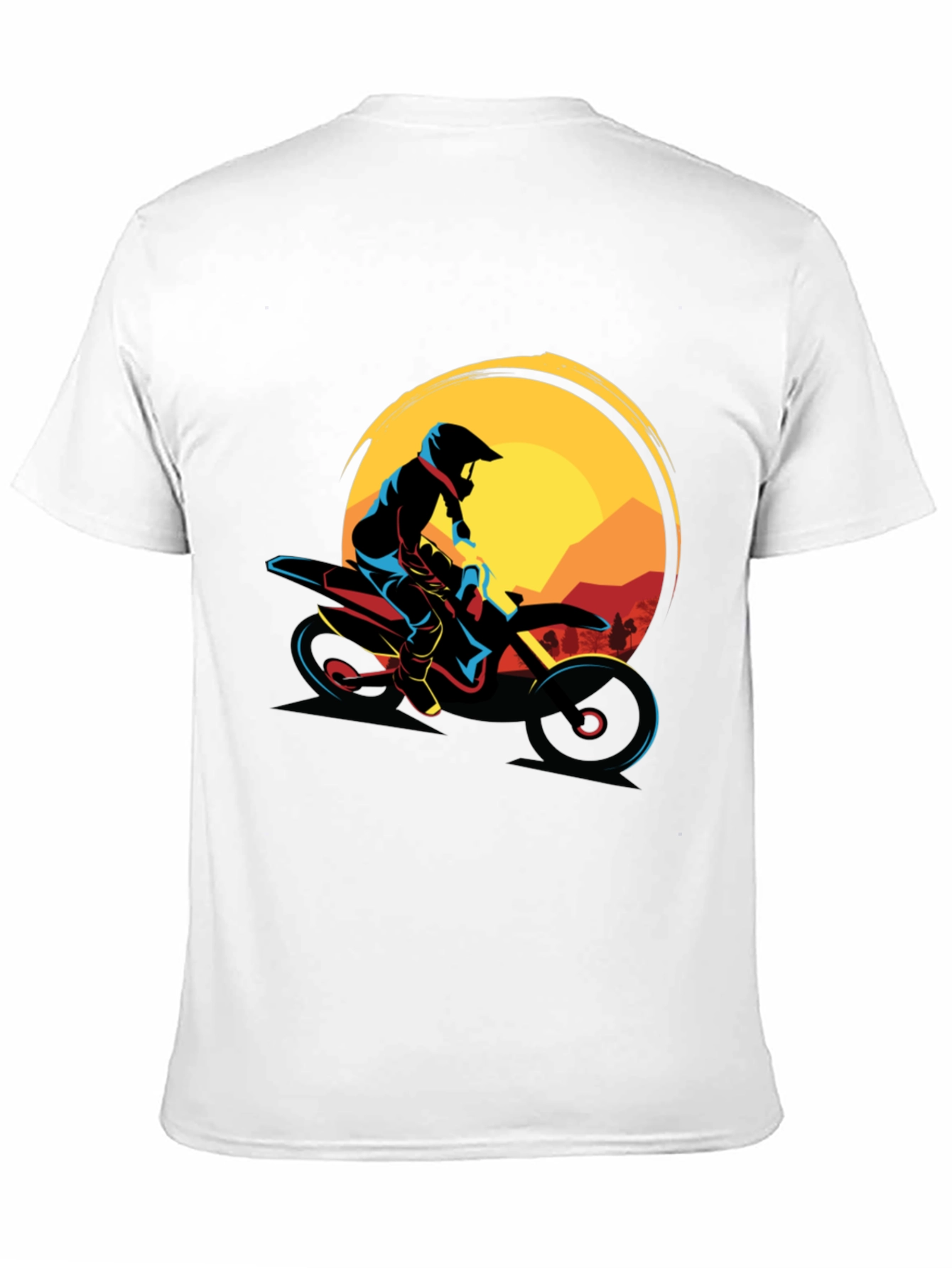 Black Motocross Graphic Tee - Adventure Ride view 11