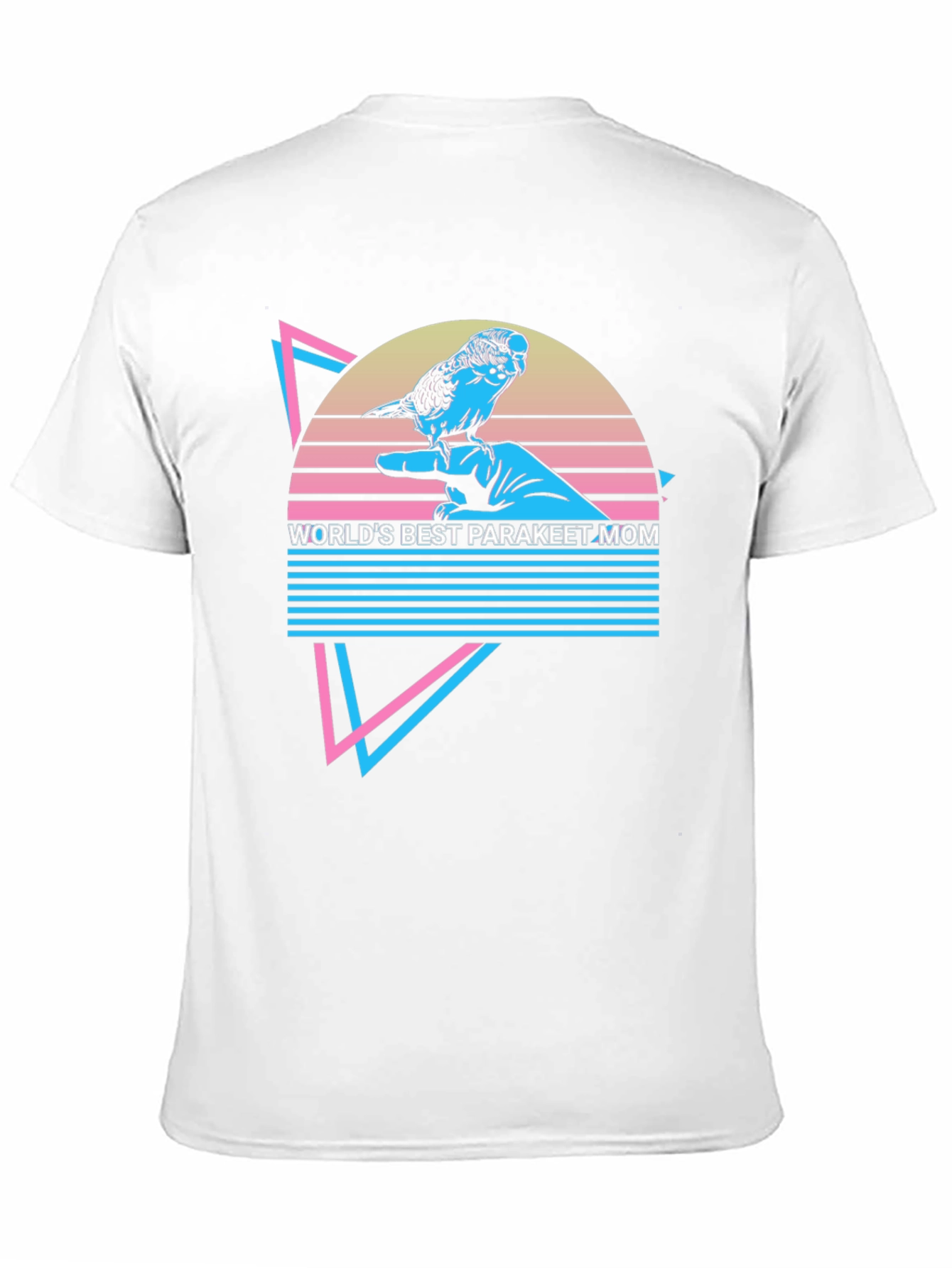 Black World's Best Parakeet Mom T-Shirt view 11