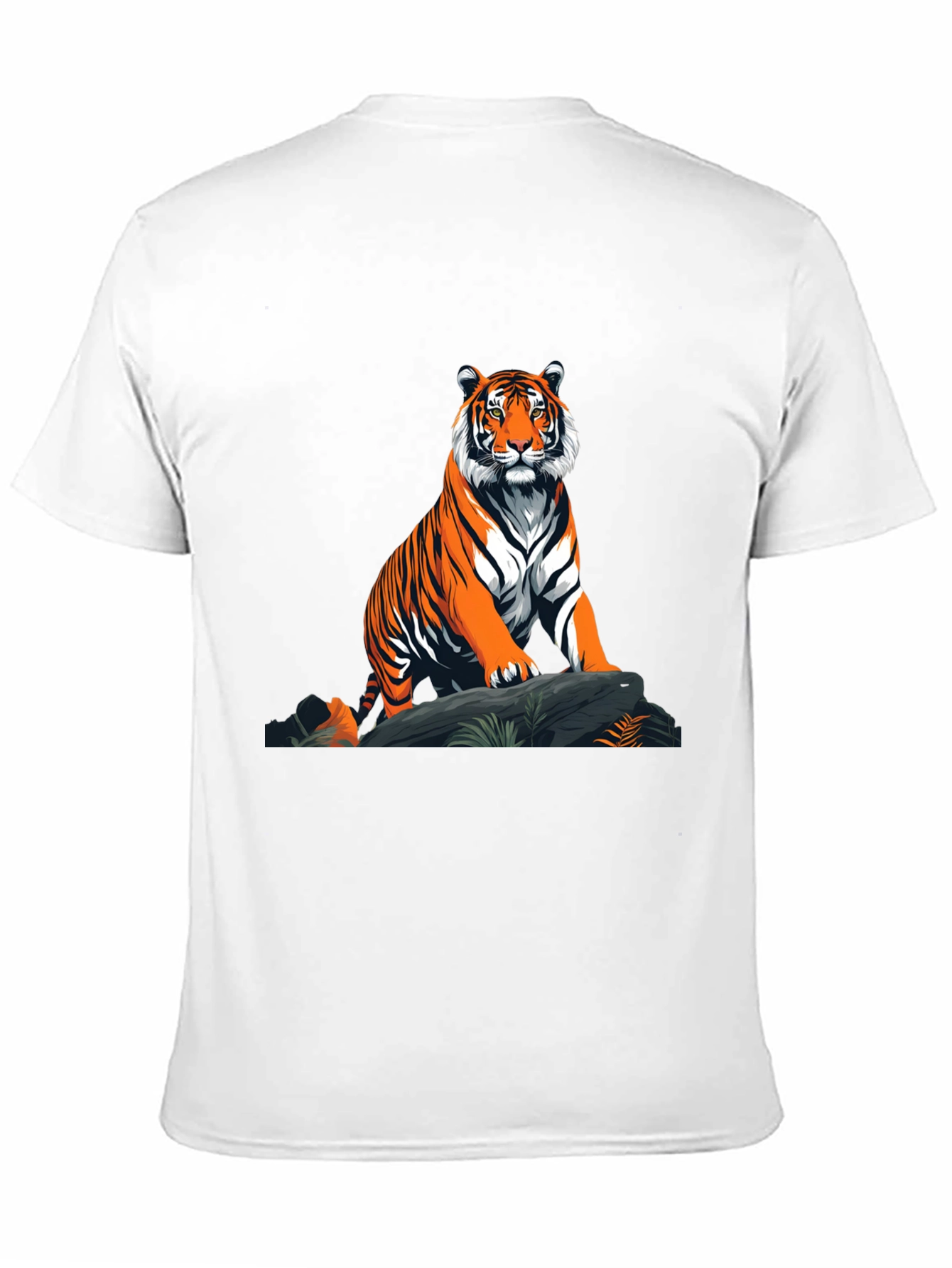 Black Tiger Graphic T-Shirt - Bold Animal Print Tee view 11