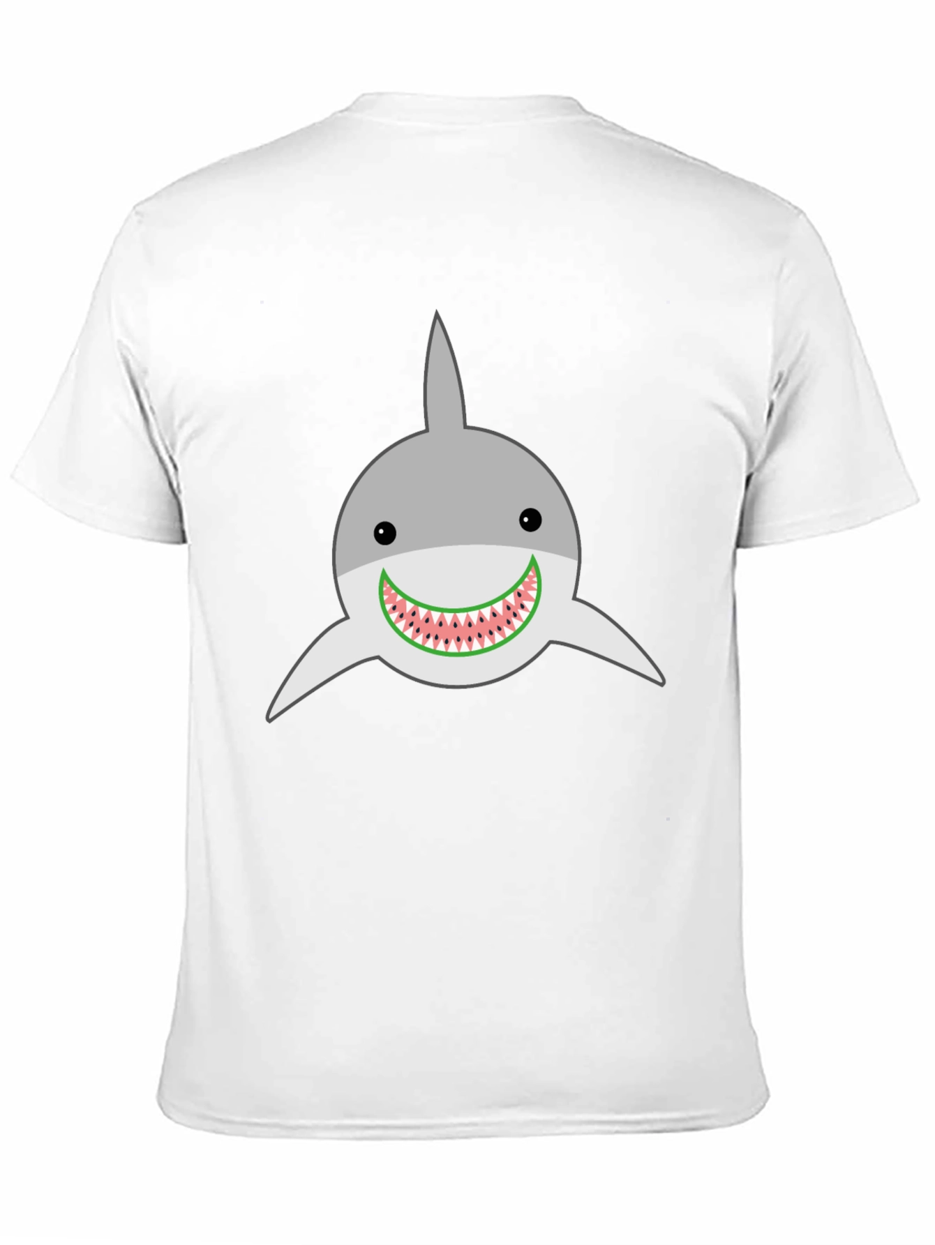 Black Shark Watermelon Funny Graphic Tee view 11