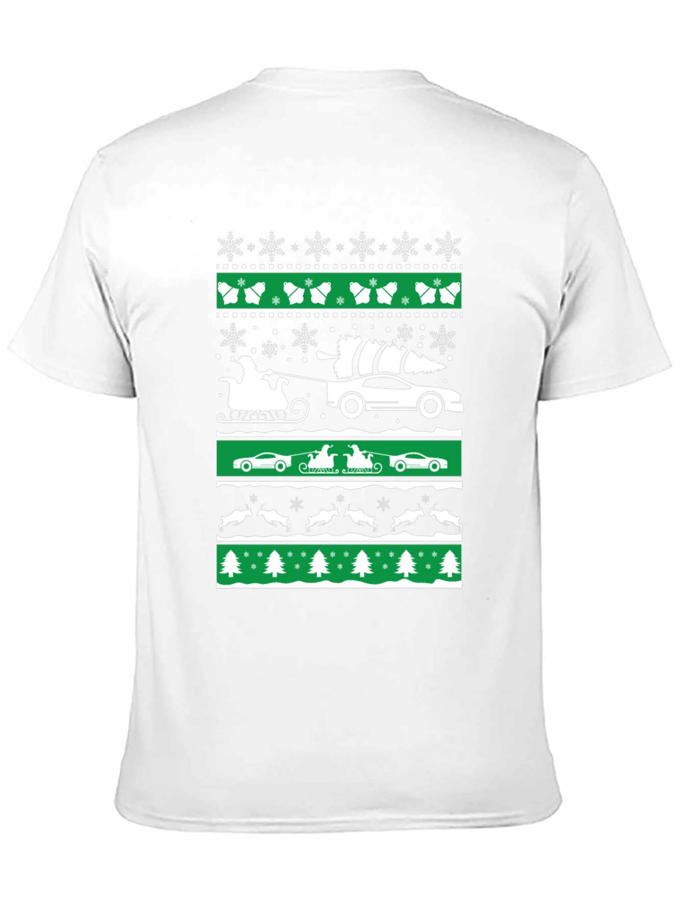 Festive Car Christmas T-Shirt - 11