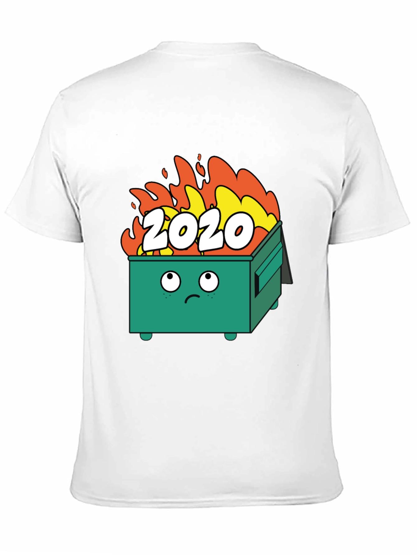 Black 2020 Dumpster Fire T-Shirt - Funny Graphic Tee view 11