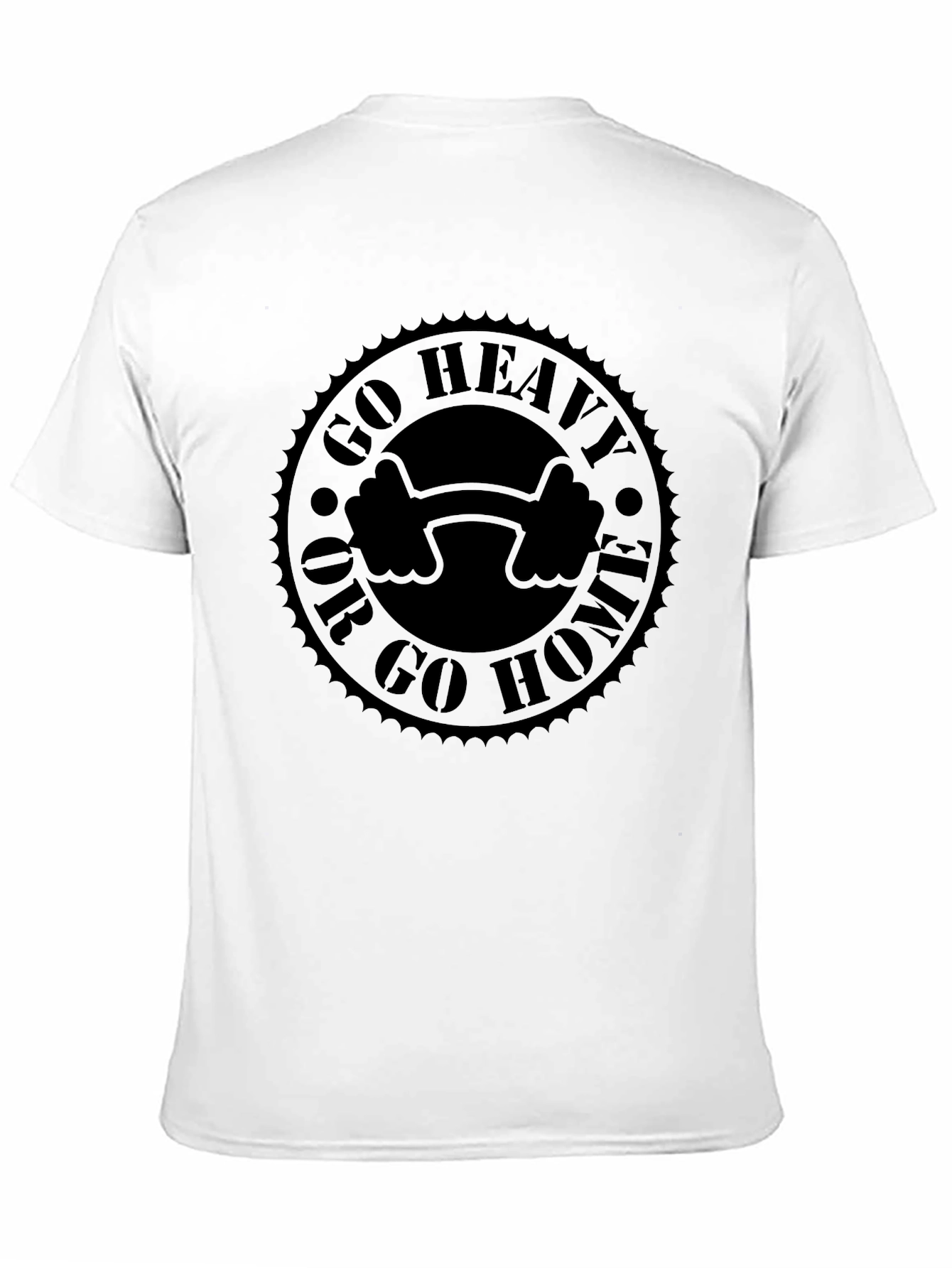 Go Heavy or Go Home Black T-Shirt - 11