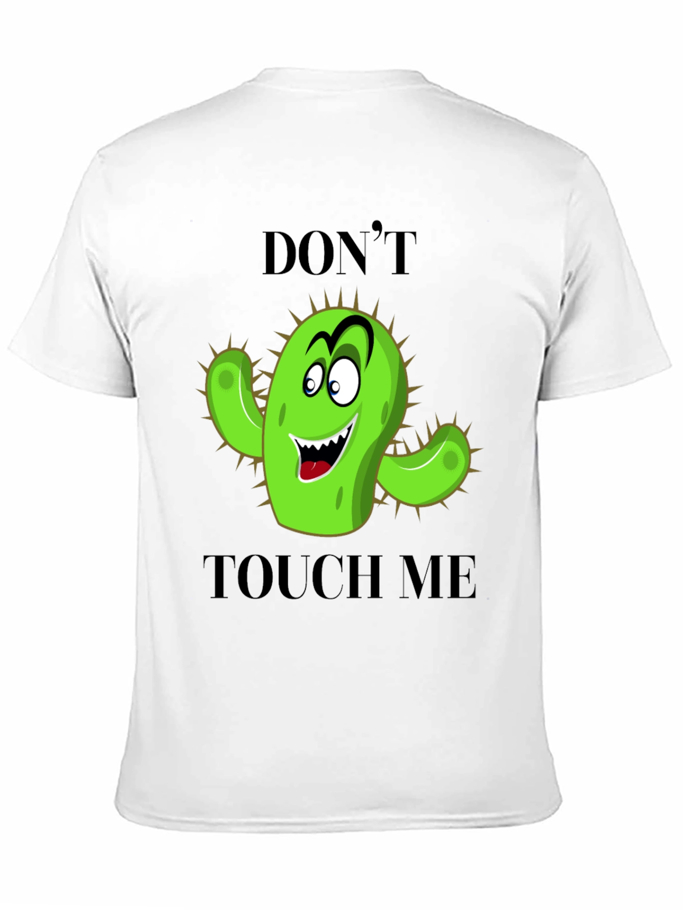 Black Don't Touch Me Cactus Graphic Tee view 11