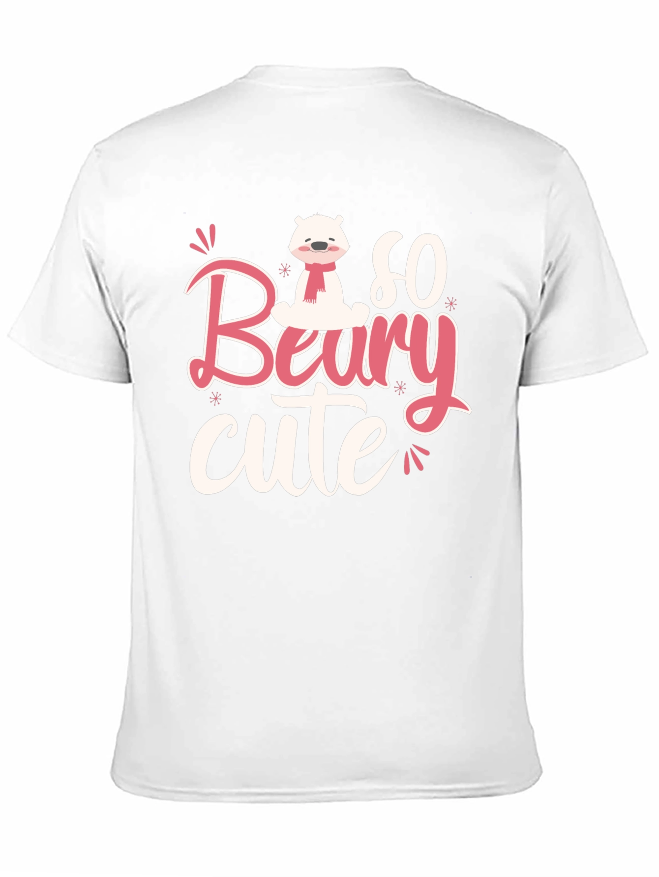 Black So Beary Cute Black Graphic Tee view 11