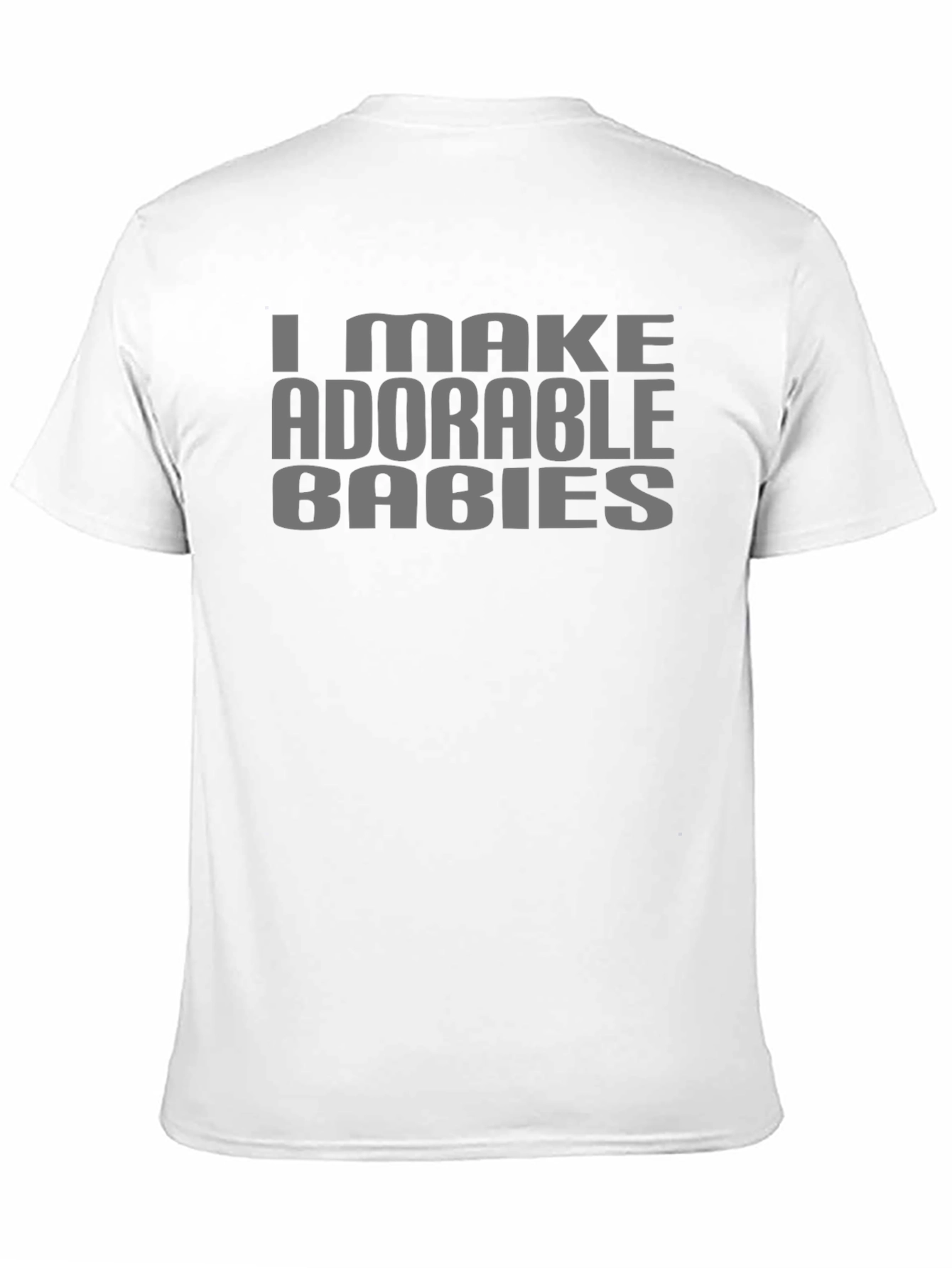 Black I Make Adorable Babies Graphic Tee view 11