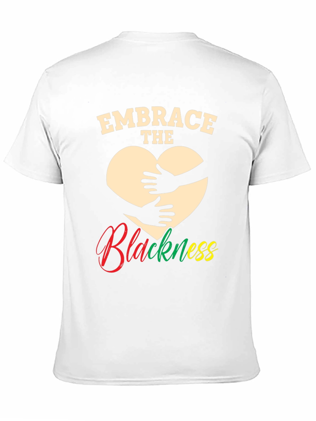 Black Embrace the Blackness Graphic T-Shirt view 11
