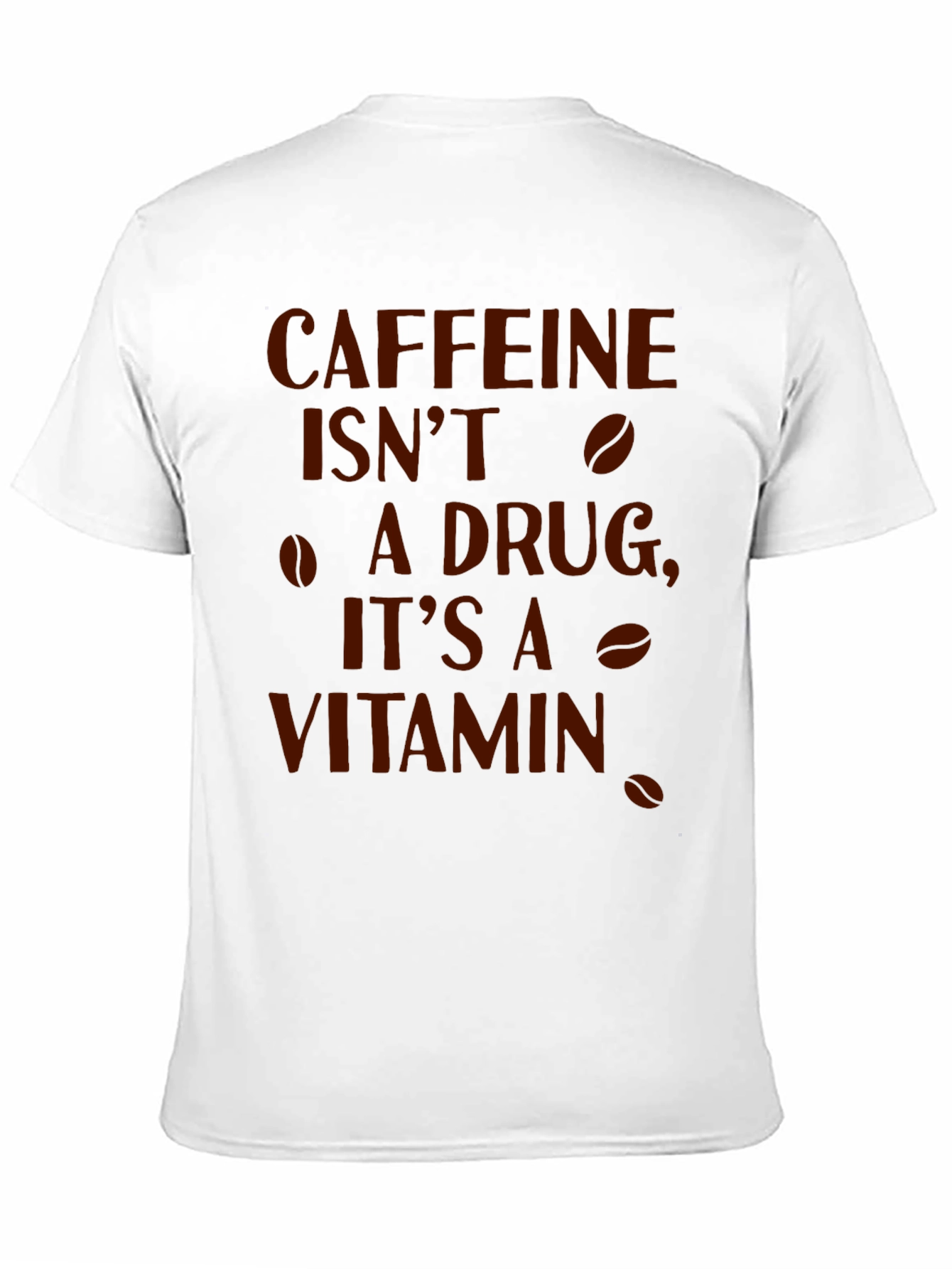 Black Caffeine is My Vitamin Funny Graphic Tee view 11
