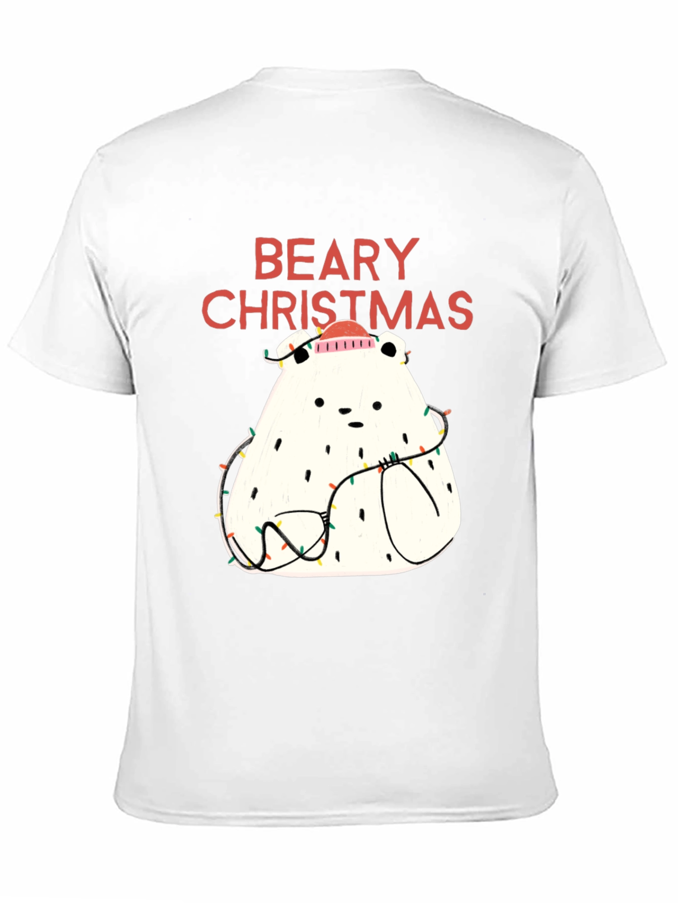 Black Beary Christmas Graphic Tee - Holiday Fun view 11