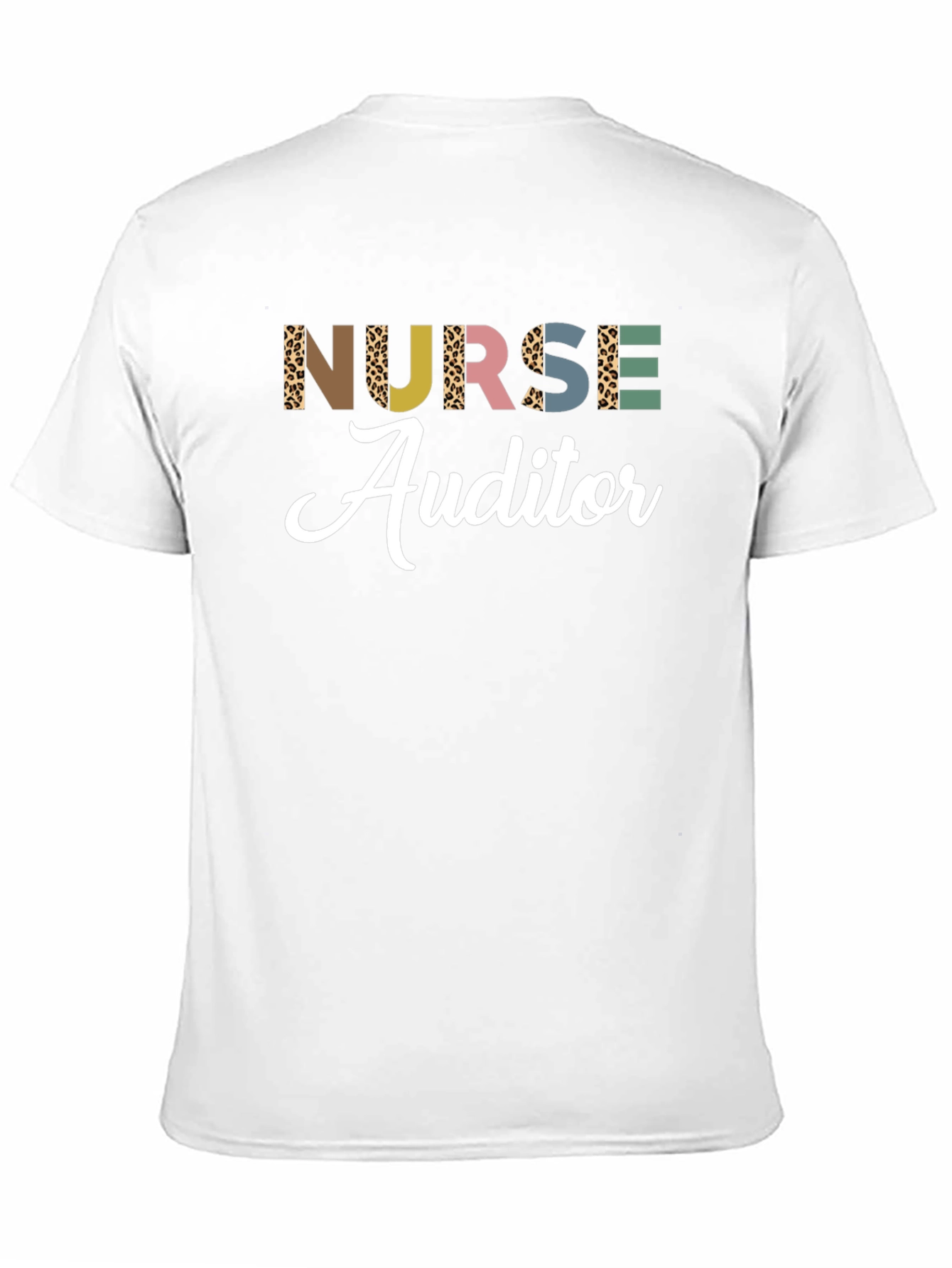 Black Nurse Auditor Graphic T-Shirt view 11