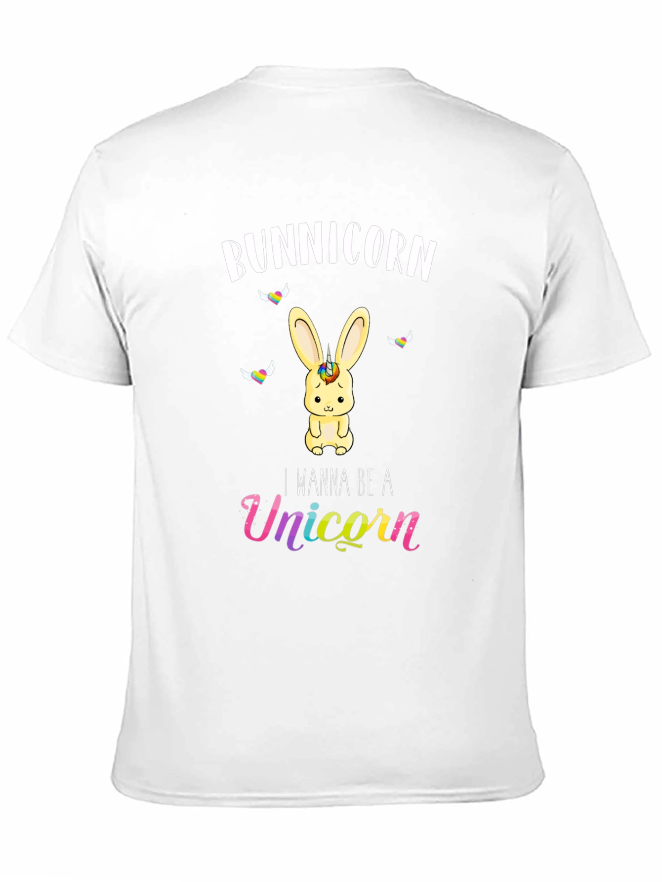 Black Bunicorn Unicorn T-Shirt Funny Bunny Tee view 11