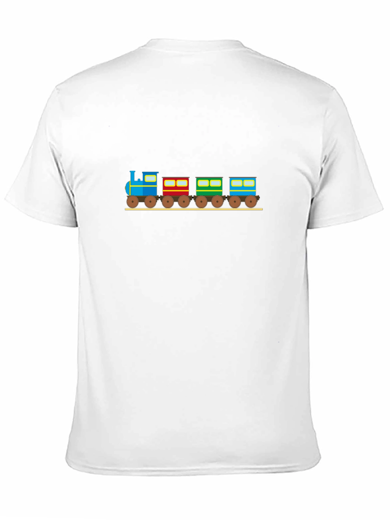 Black Fun Train Graphic Tee - Black Cotton Shirt view 11