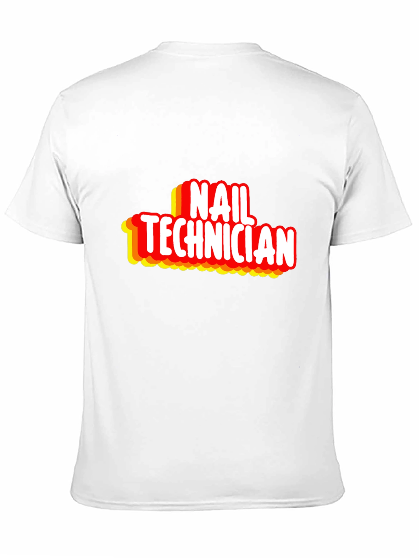 Black Nail Technician Graphic Tee - Black view 11