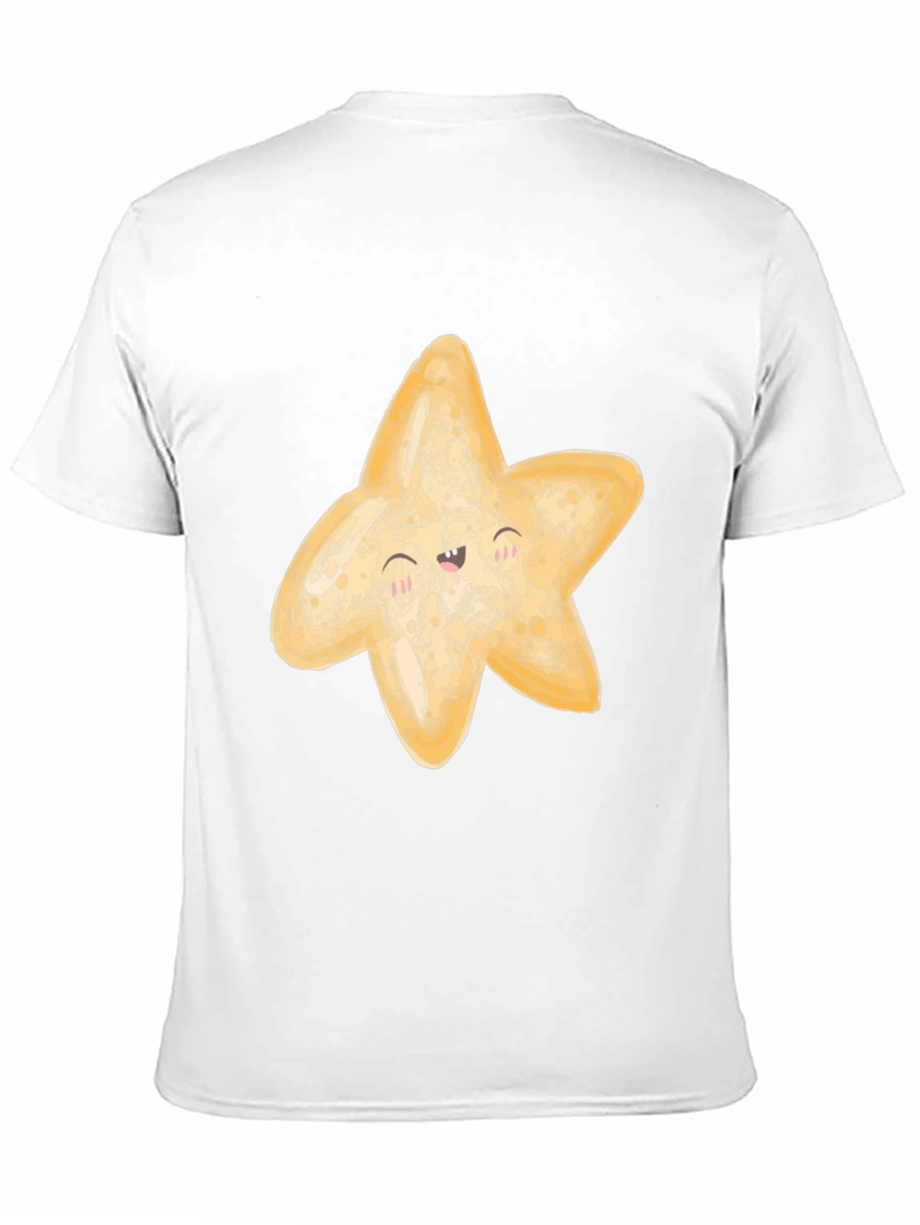Black Cute Starfish Graphic Black T-Shirt view 11