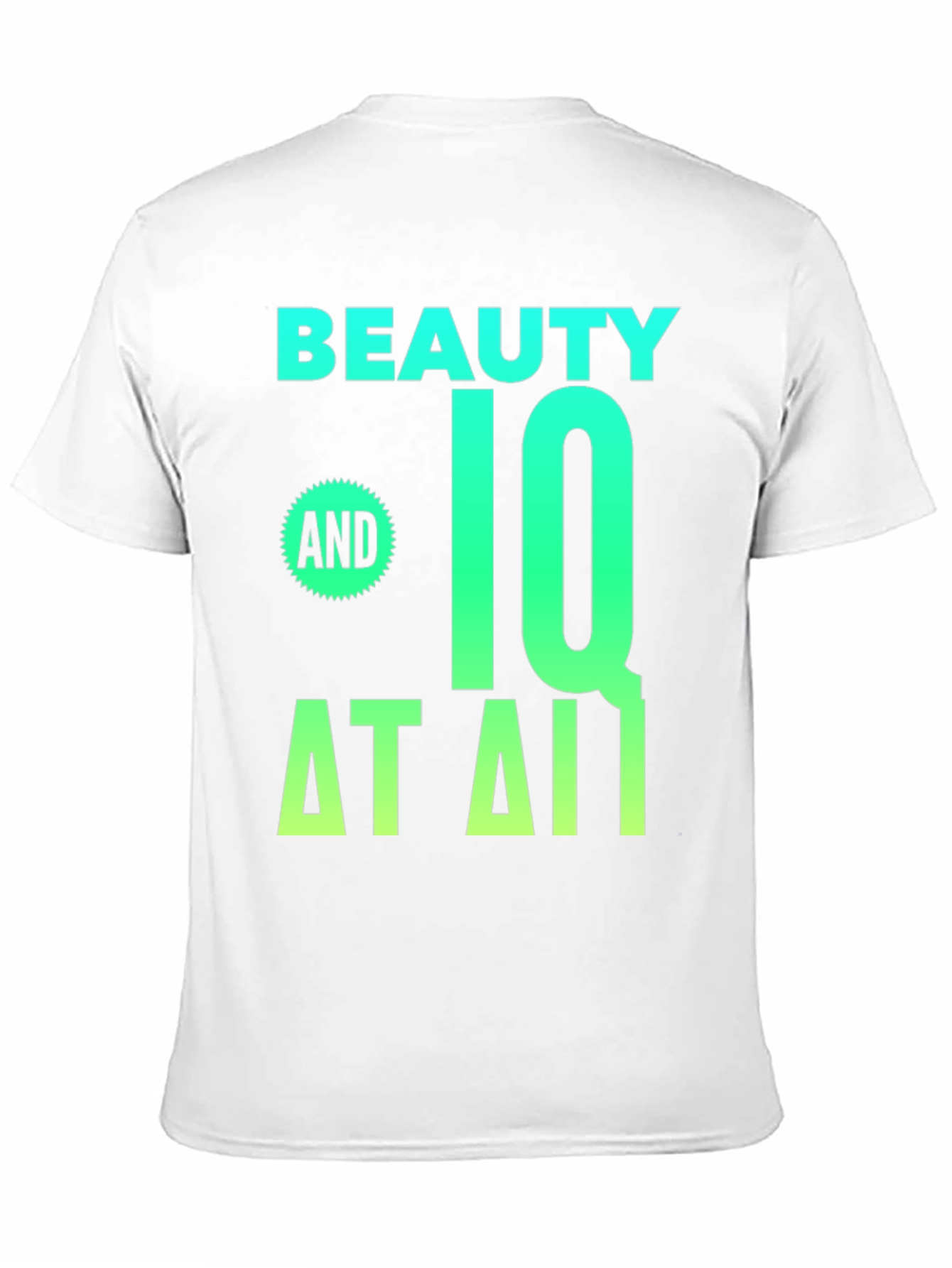 Black Beauty and IQ T-Shirt - Novelty Graphic Tee view 11