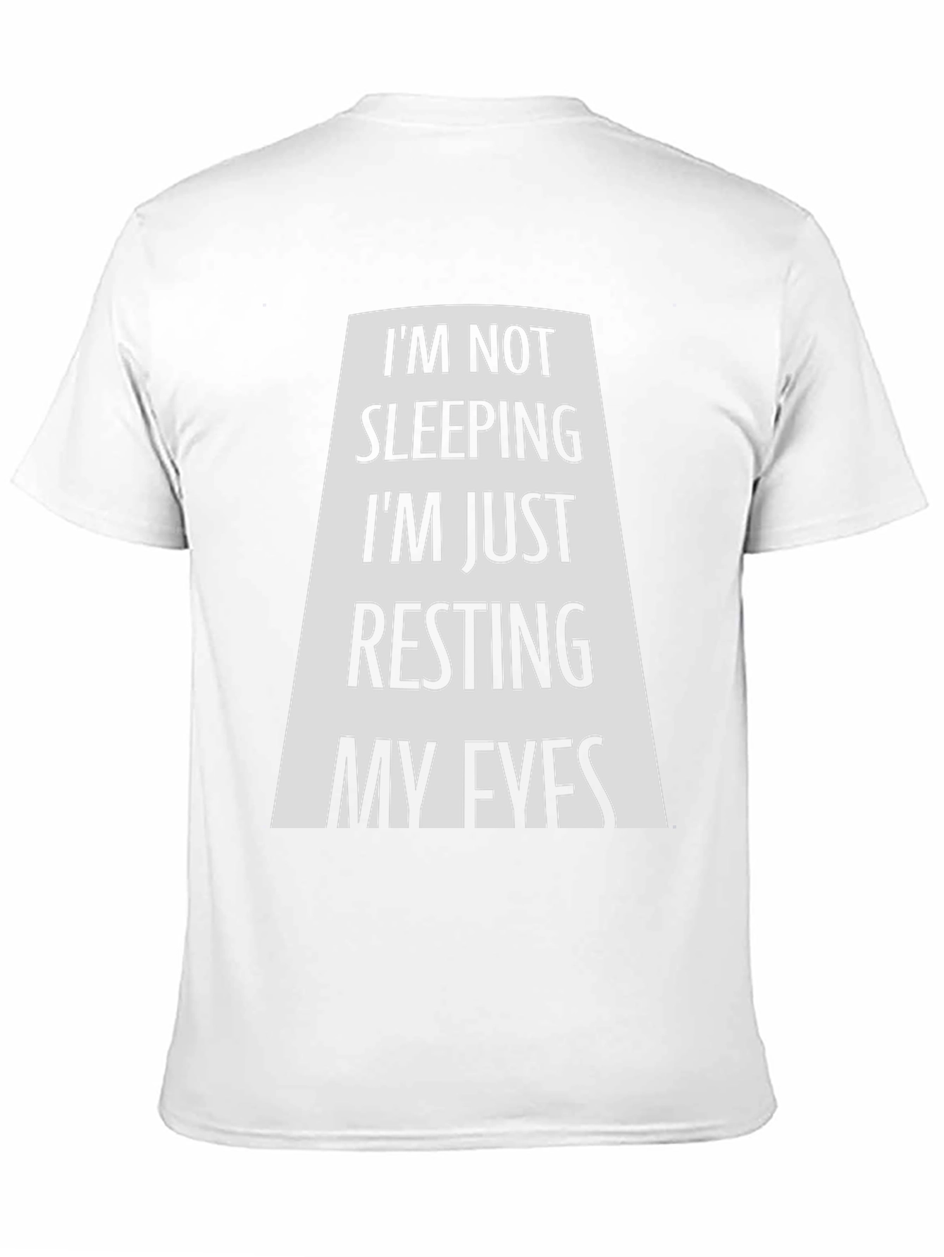 Black Funny "Resting My Eyes" Graphic T-Shirt view 11