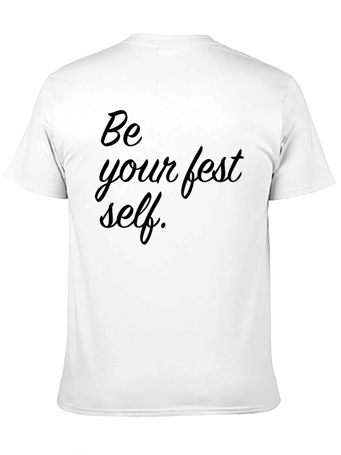 Black Be Your Best Self Graphic Tee - Black view 11