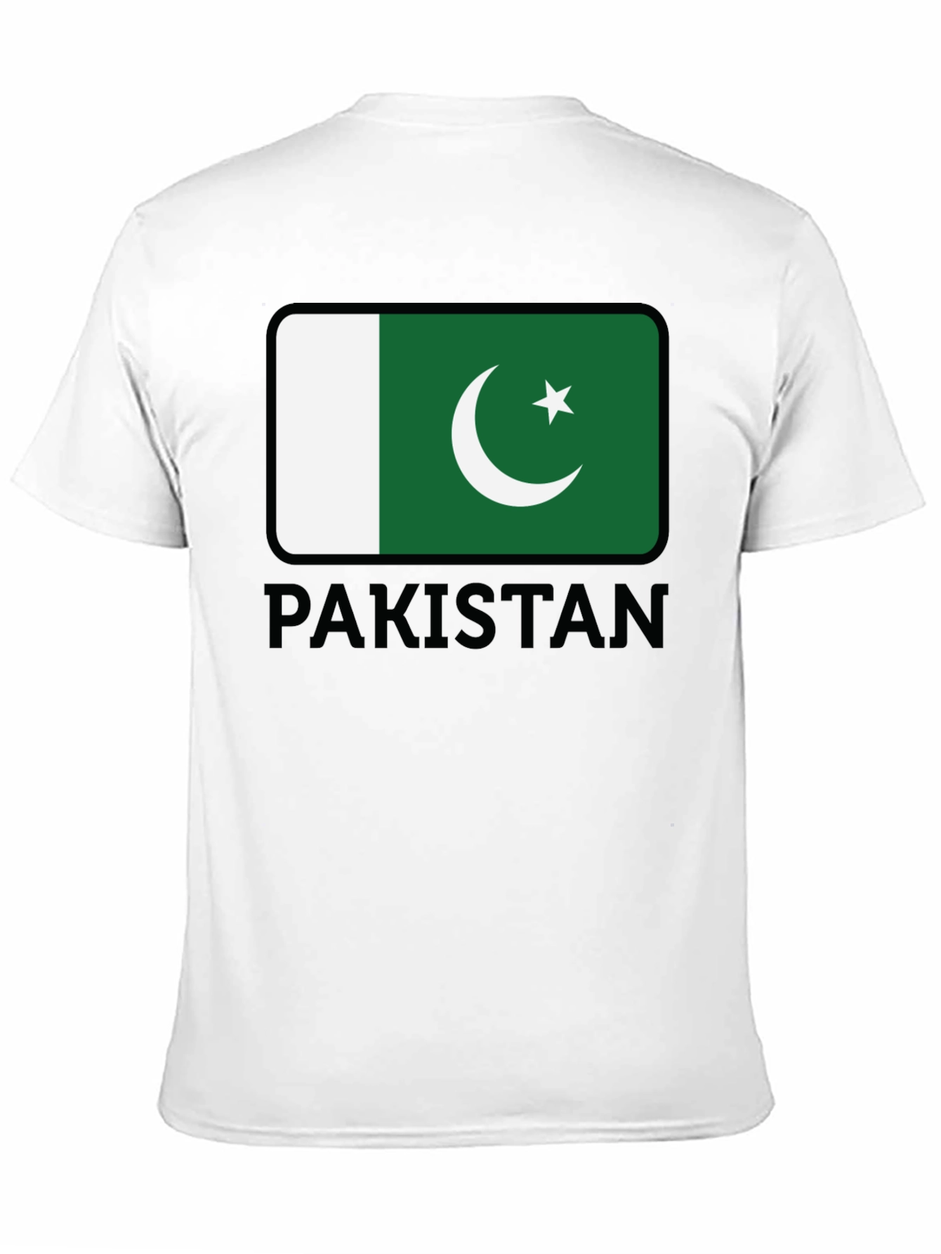 Black Pakistan Flag T-Shirt - Show Your Pride! view 11