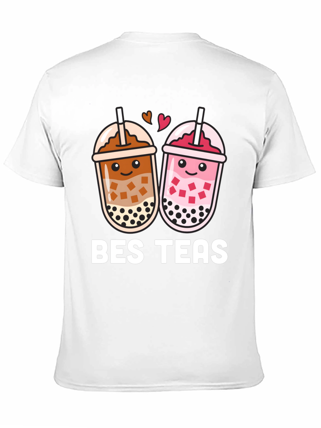 Black Bes Teas Black T-Shirt - Boba Tea Design view 11