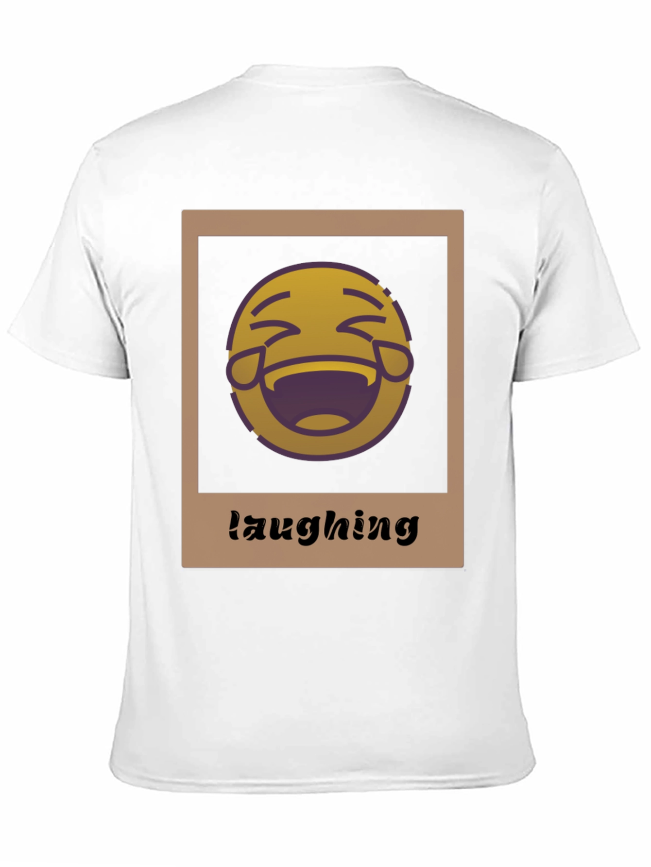 Black Laughing Emoji T-Shirt: Funny Graphic Tee for Casual Wear view 11