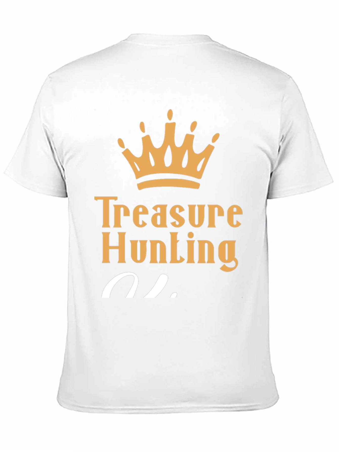 Black Treasure Hunting King T-Shirt - Black view 11