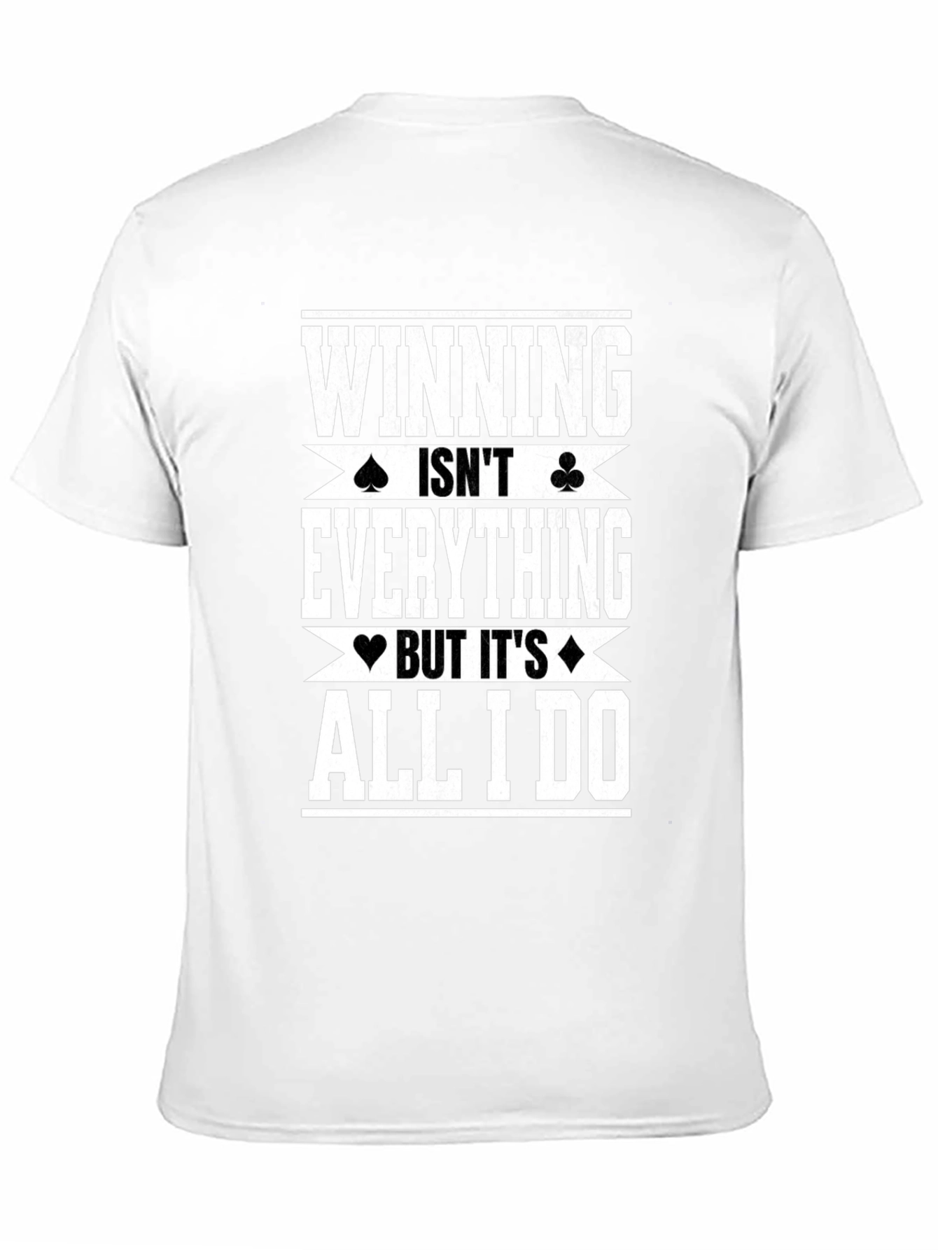 Black Winning Is All I Do Graphic Tee - Black view 11