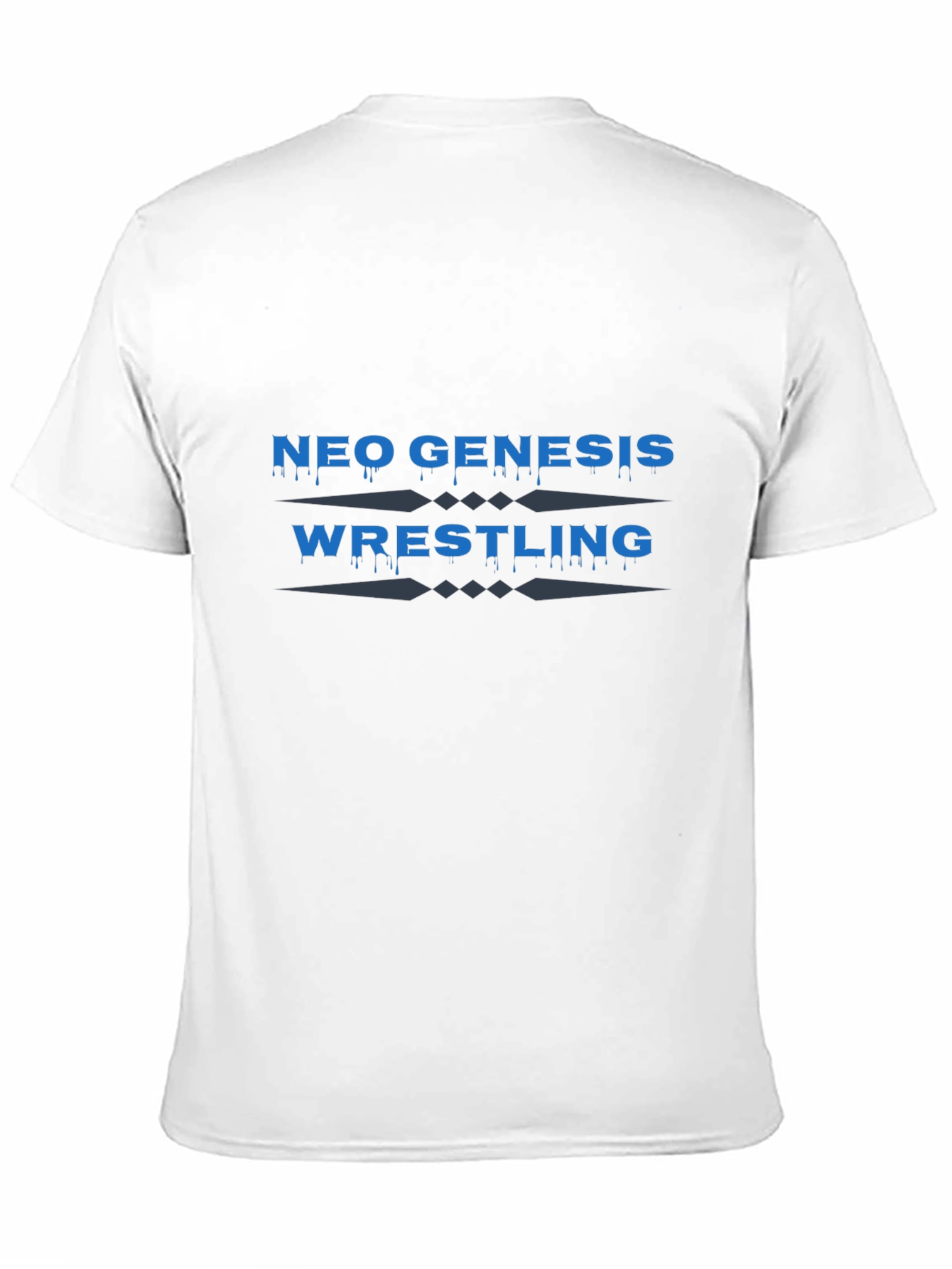 Black Neo Genesis Wrestling Black T-Shirt view 11
