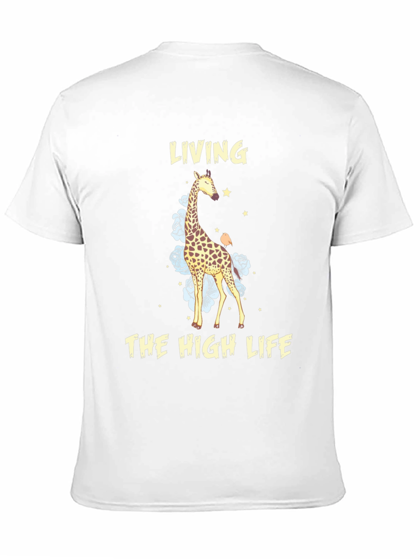 Black Living The High Life Giraffe T-Shirt view 11