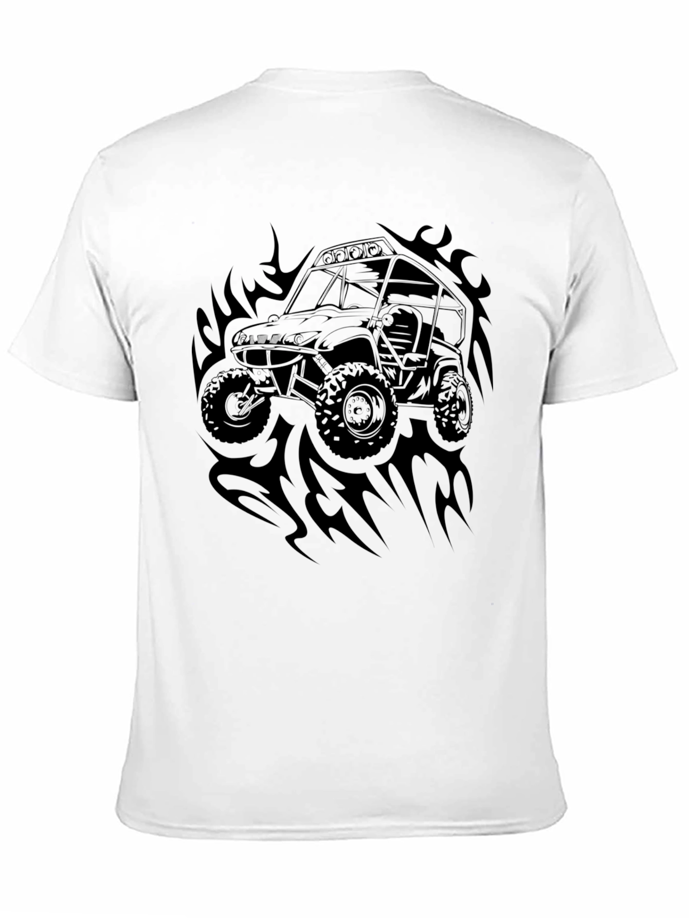 Black Off-Road Vehicle Graphic Tee view 11