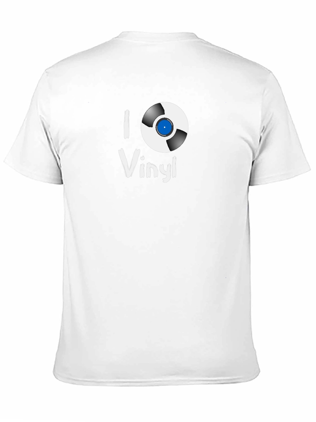 Black I Love Vinyl Black T-Shirt view 11