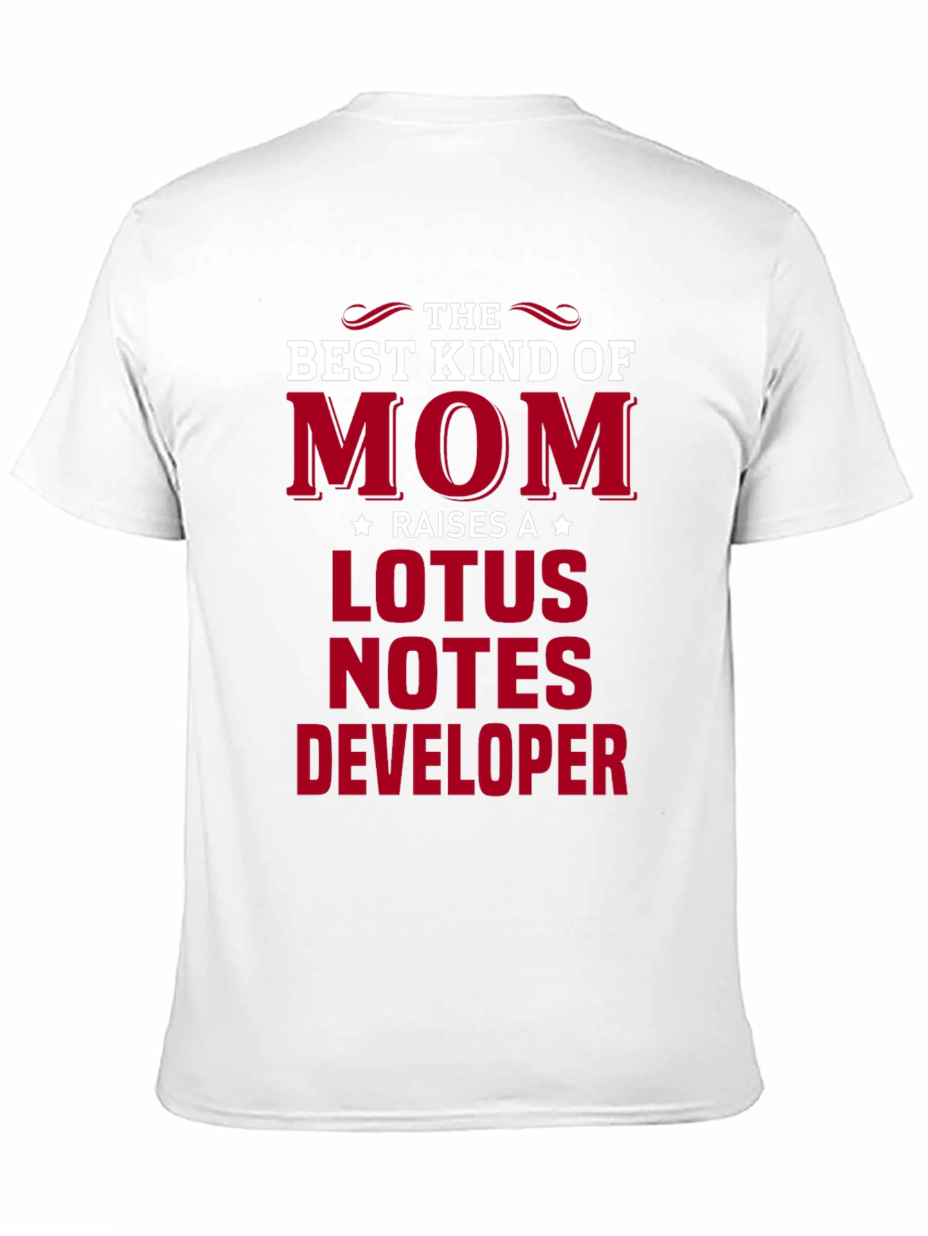 Black Best Kind of Mom Lotus Notes Developer T-Shirt view 11