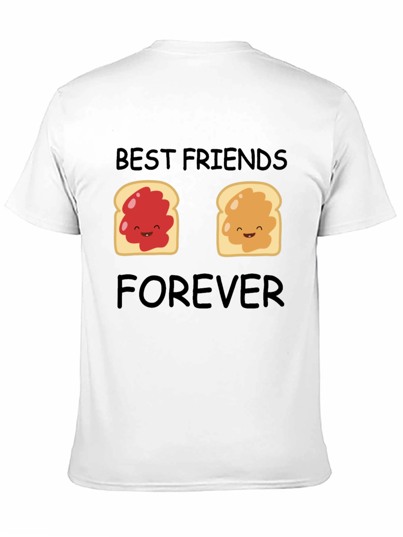 Black Best Friends Forever T-Shirt view 11