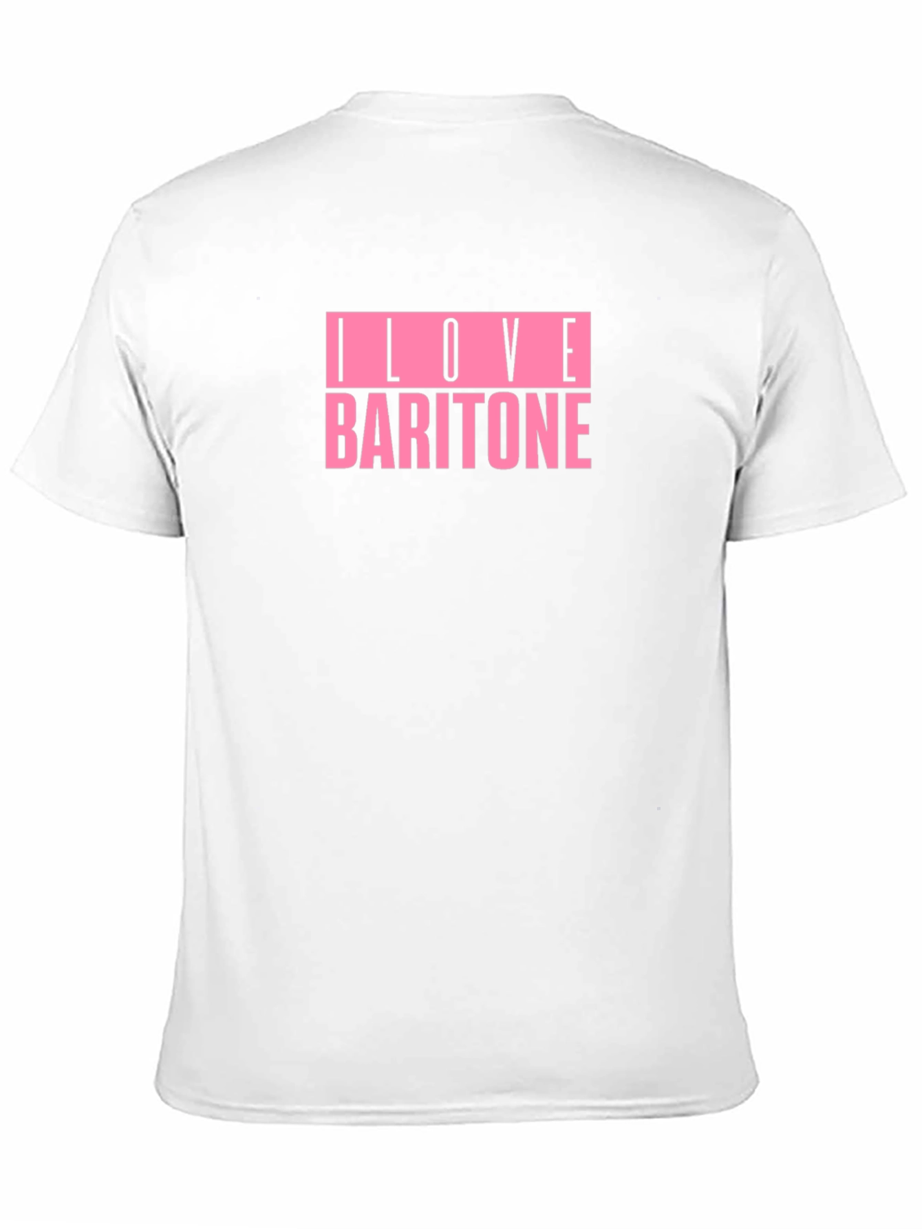 Black I Love Baritone T-Shirt - Music Vocalist Tee view 11