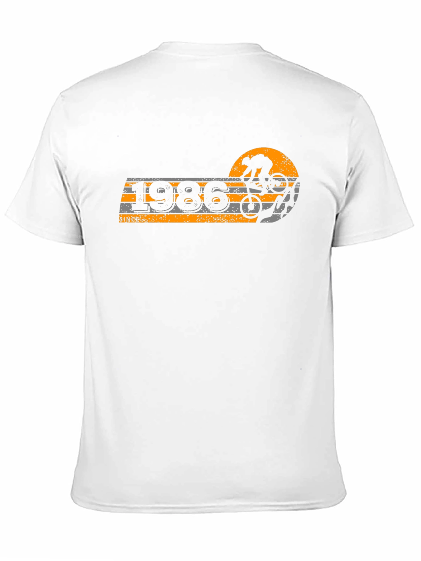 Black 1986 Mountain Biker Graphic T-Shirt view 11