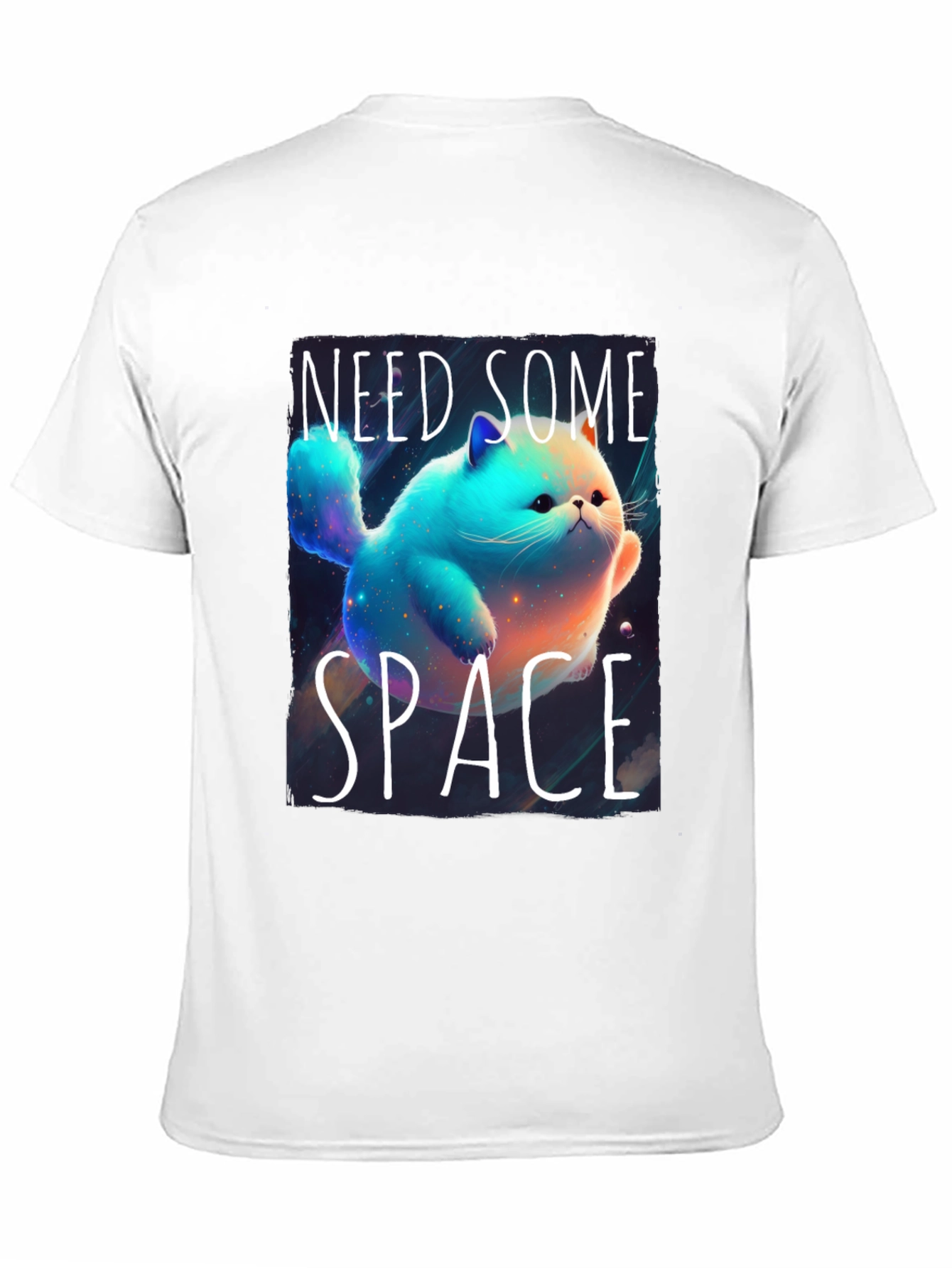 Black Need Some Space T-Shirt Cat Lover view 11
