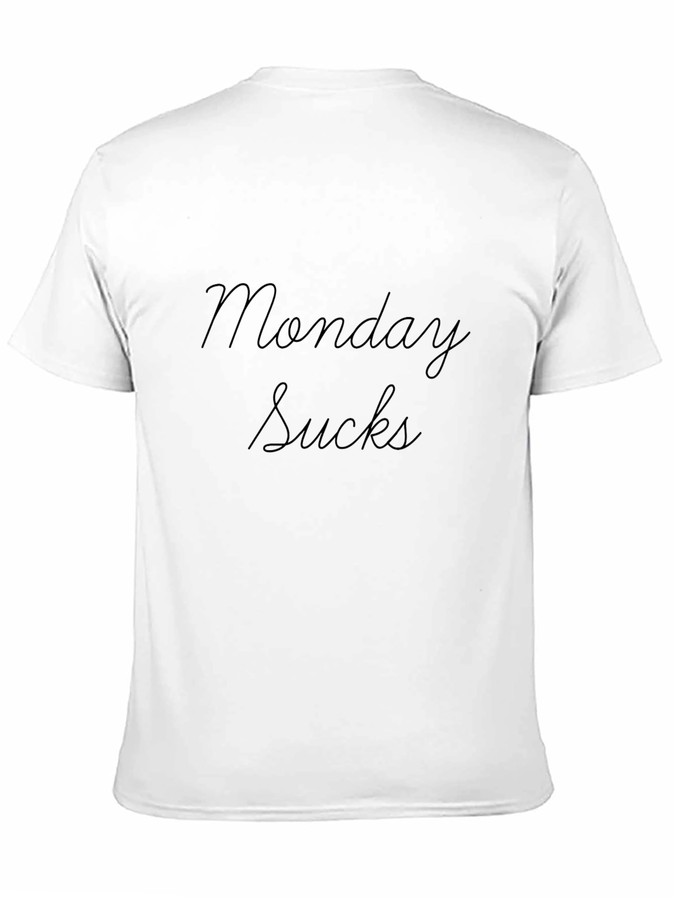 Black Monday Sucks Graphic T-Shirt - Soft & Stylish view 11