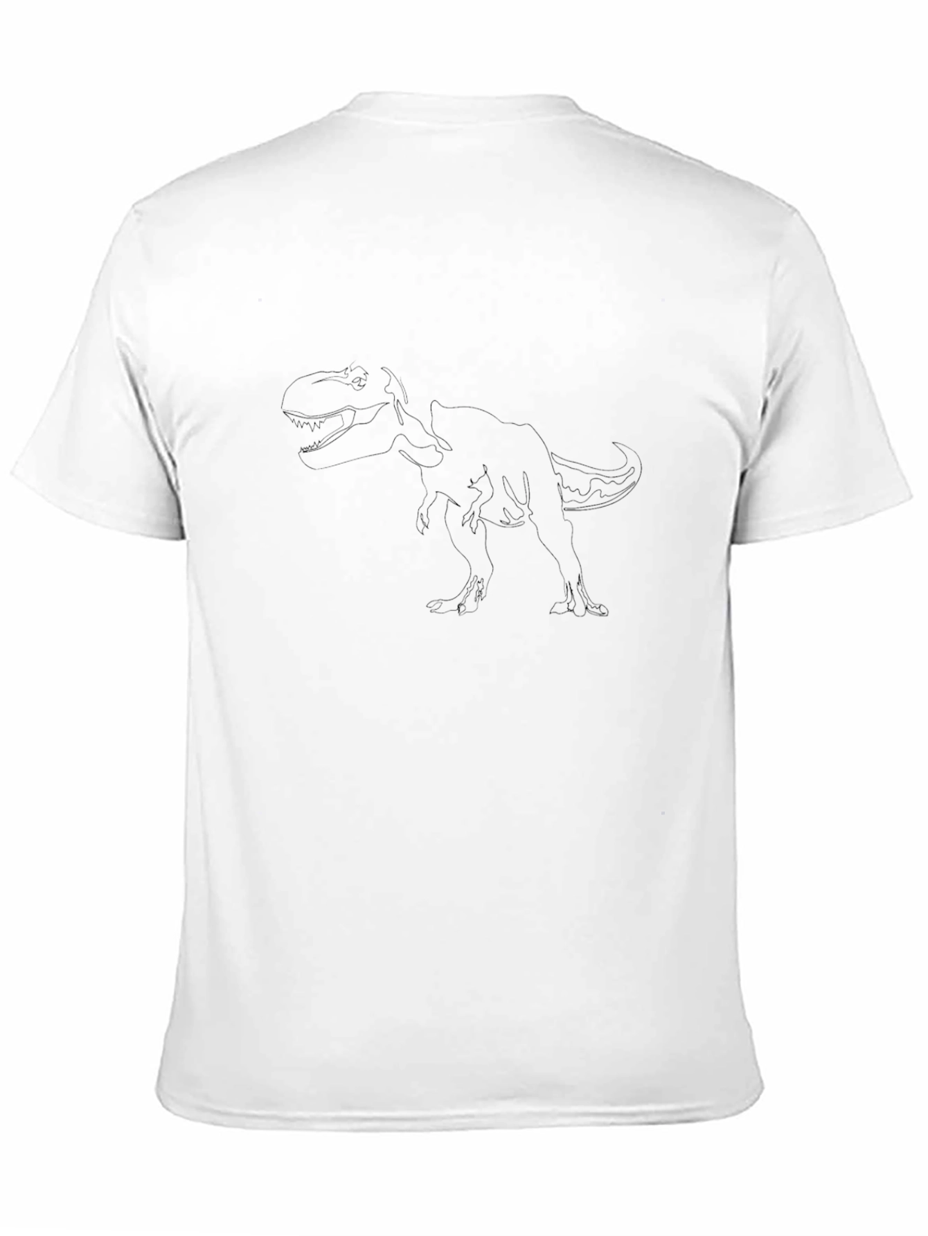 Black Black T-Rex Graphic Tee view 11