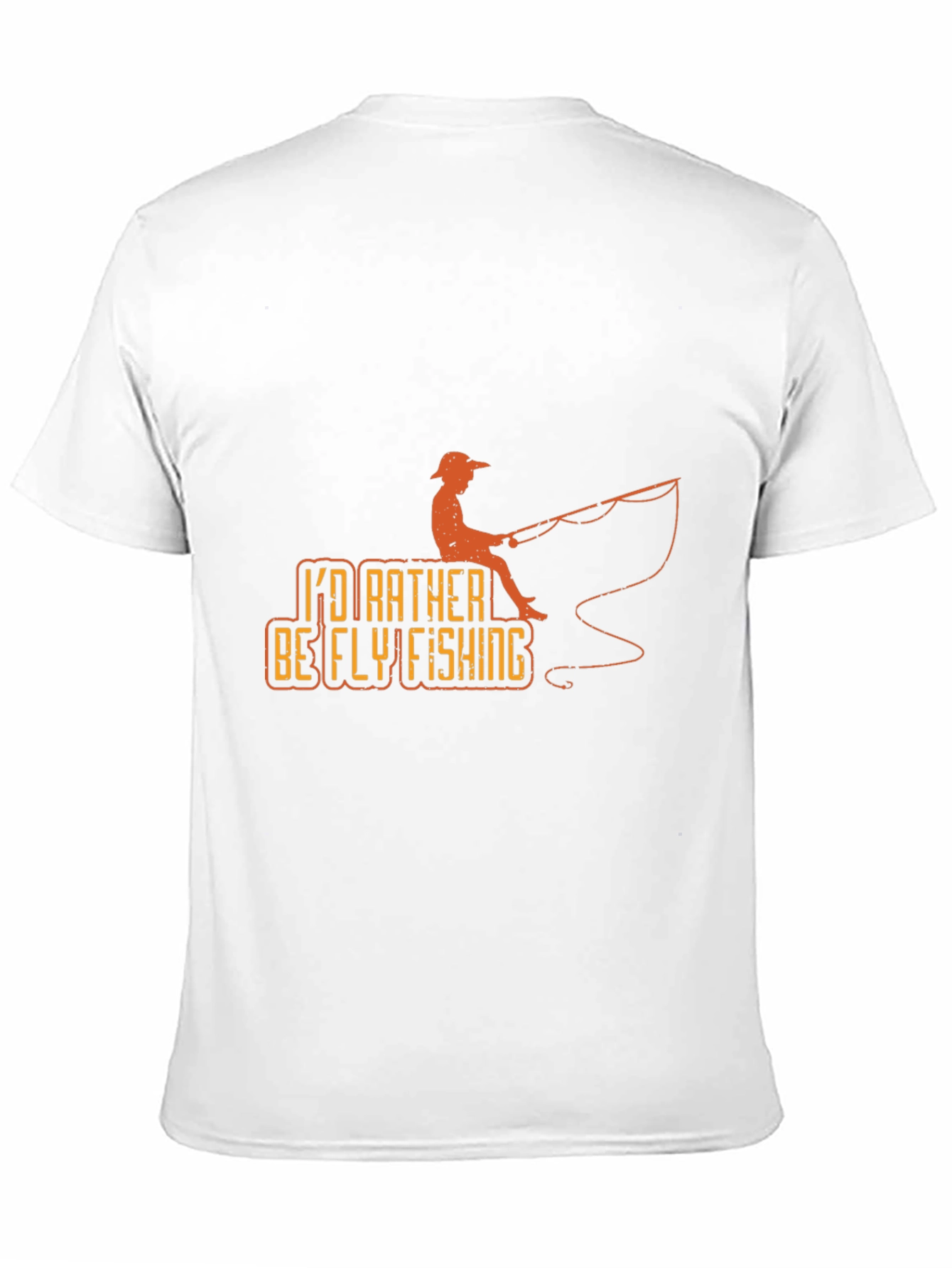 Black I'd Rather Be Fly Fishing Graphic Tee - Black view 11