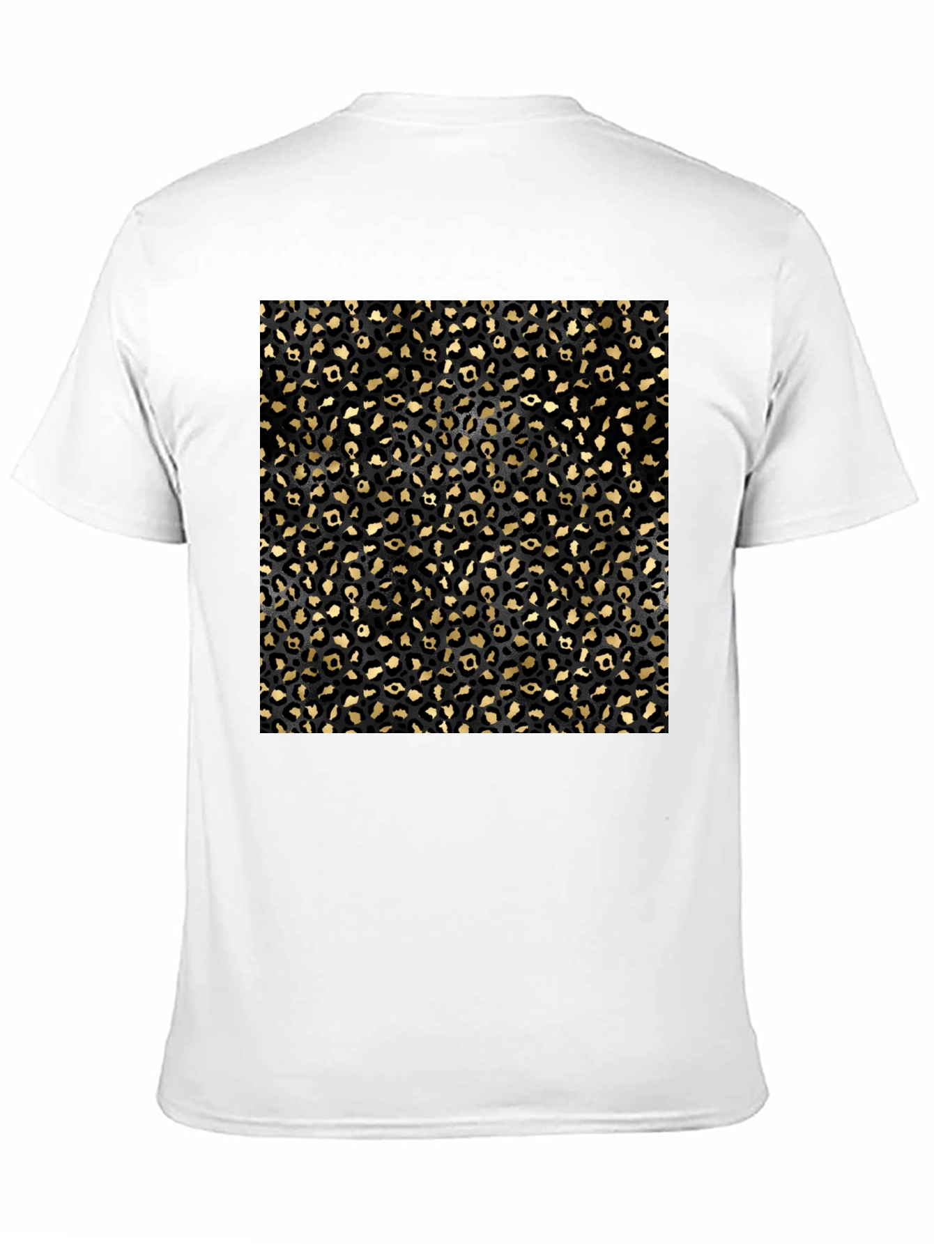Black Leopard Print T-Shirt view 11