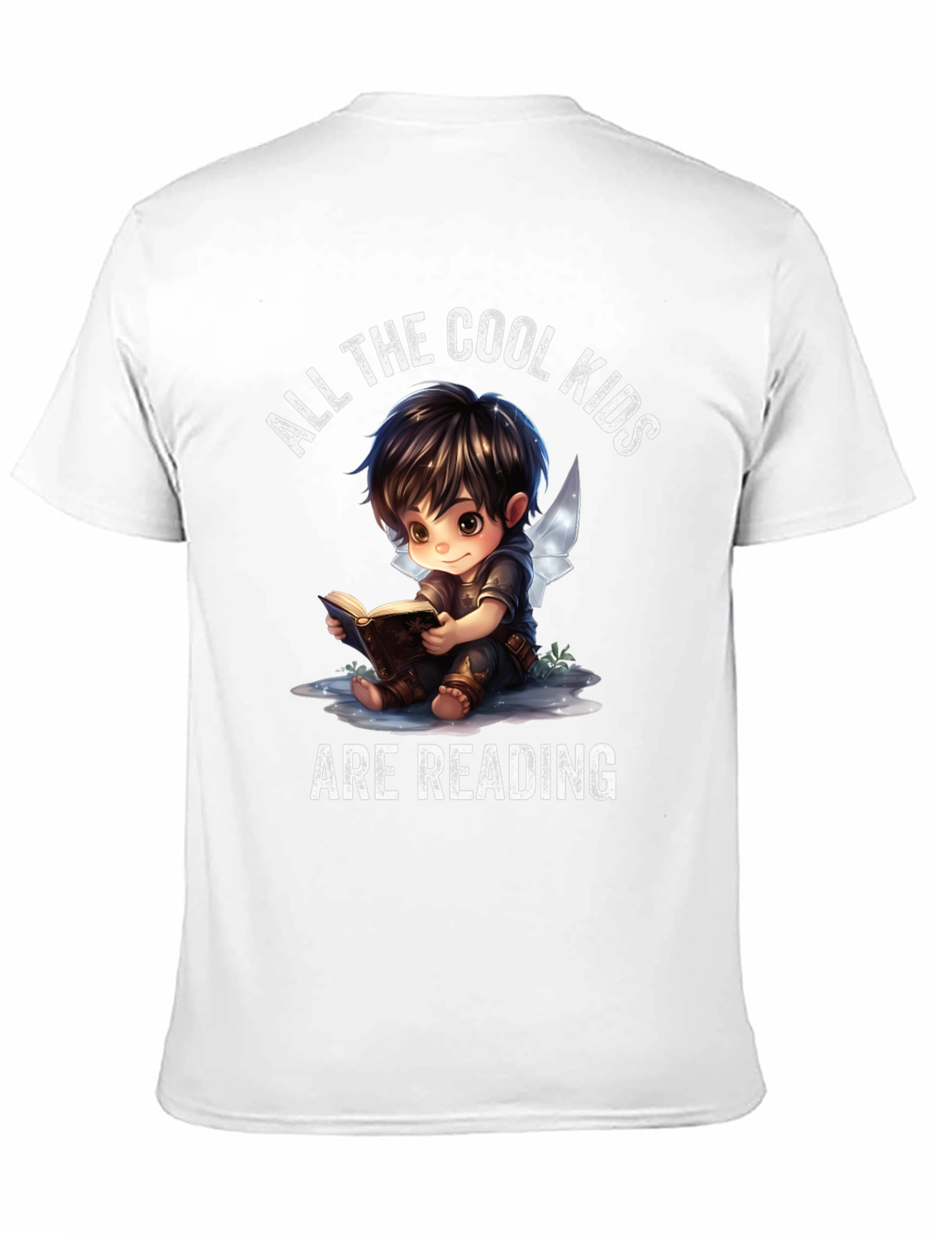 Black Cool Kids Reading Graphic T-Shirt view 11