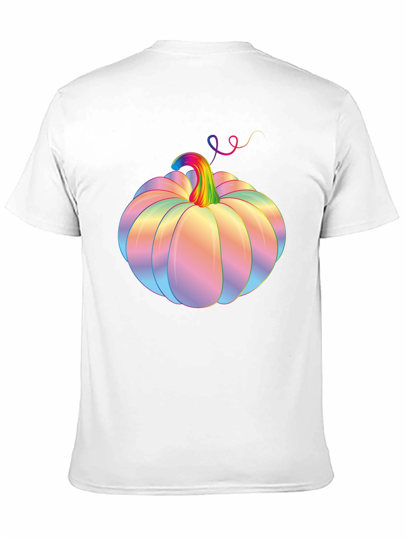 Black Rainbow Pumpkin Graphic Tee - Fall Fashion view 11