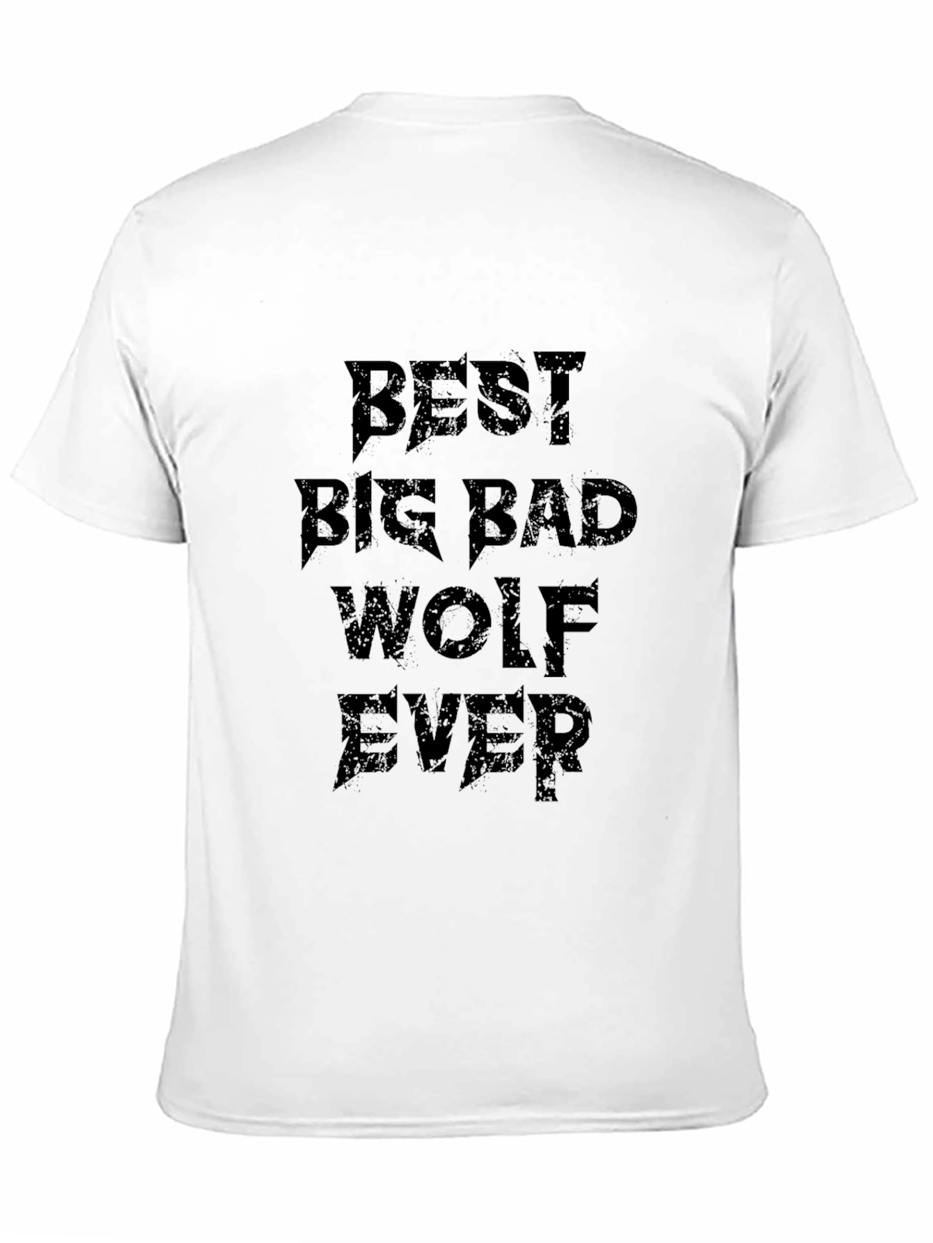 Black Best Big Bad Wolf Ever T-Shirt - Black view 11