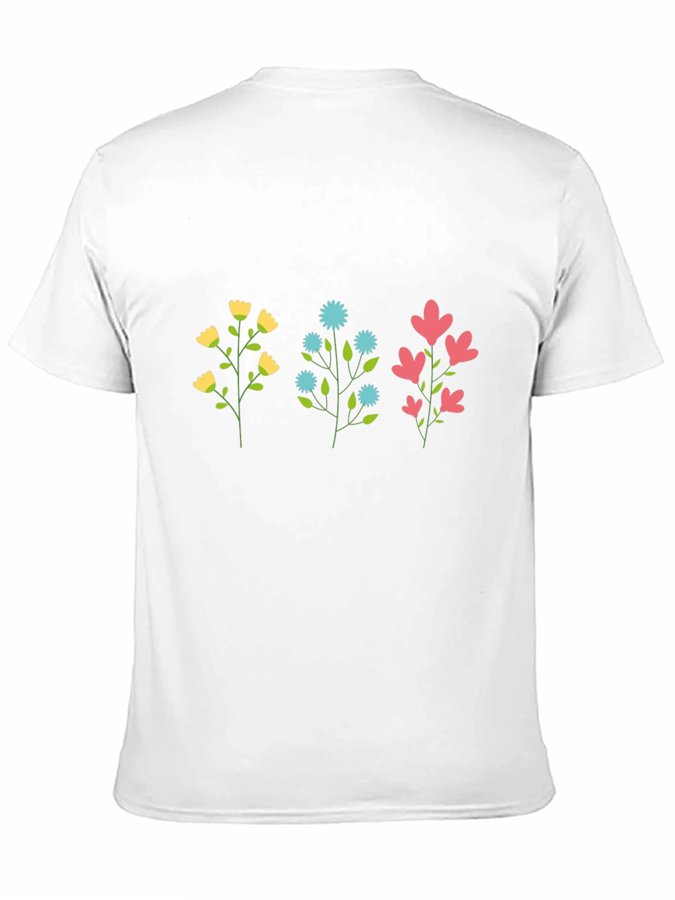 Black Floral Print Black T-Shirt view 11