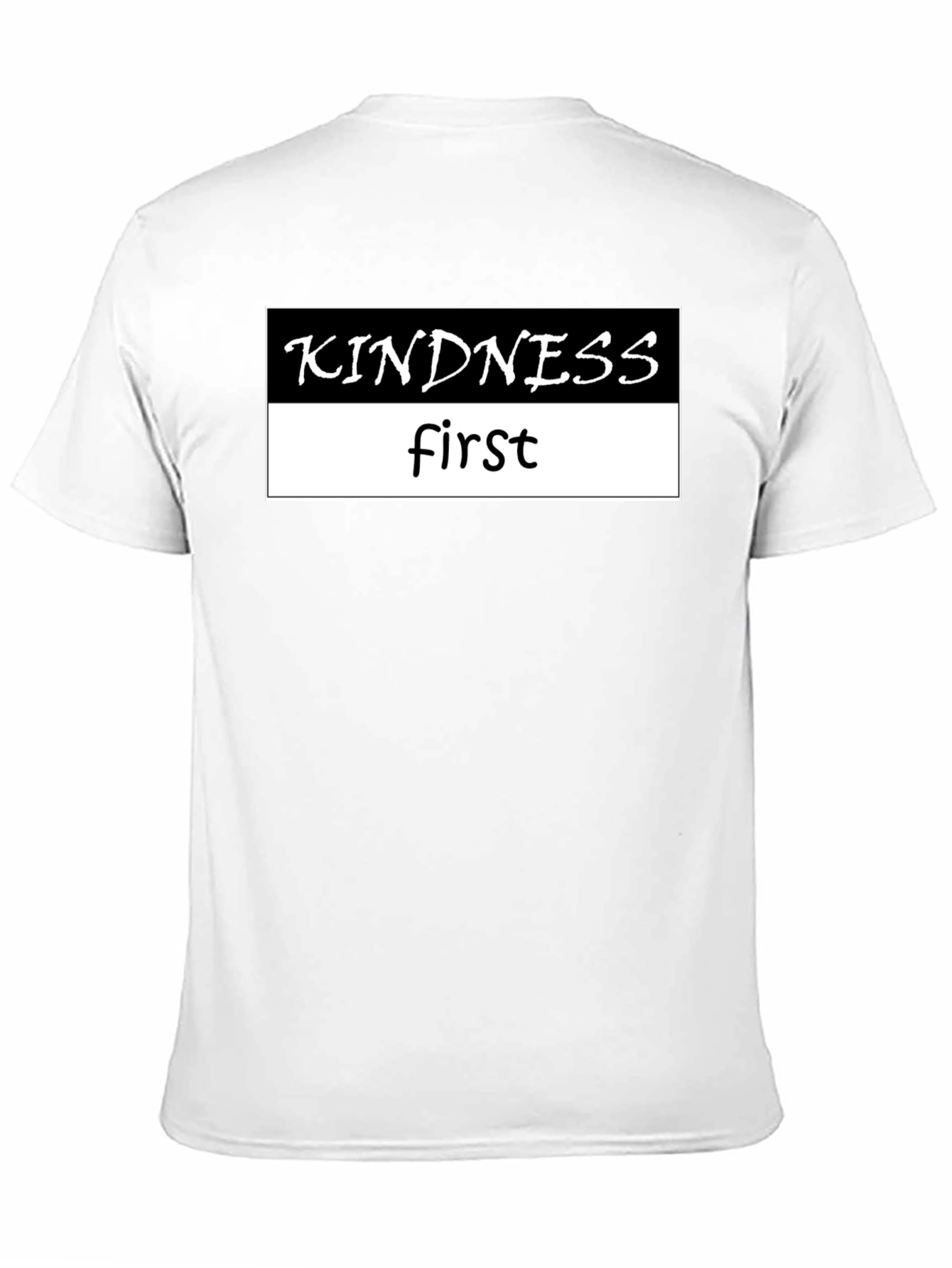 Black Kindness First Black Graphic Tee view 11