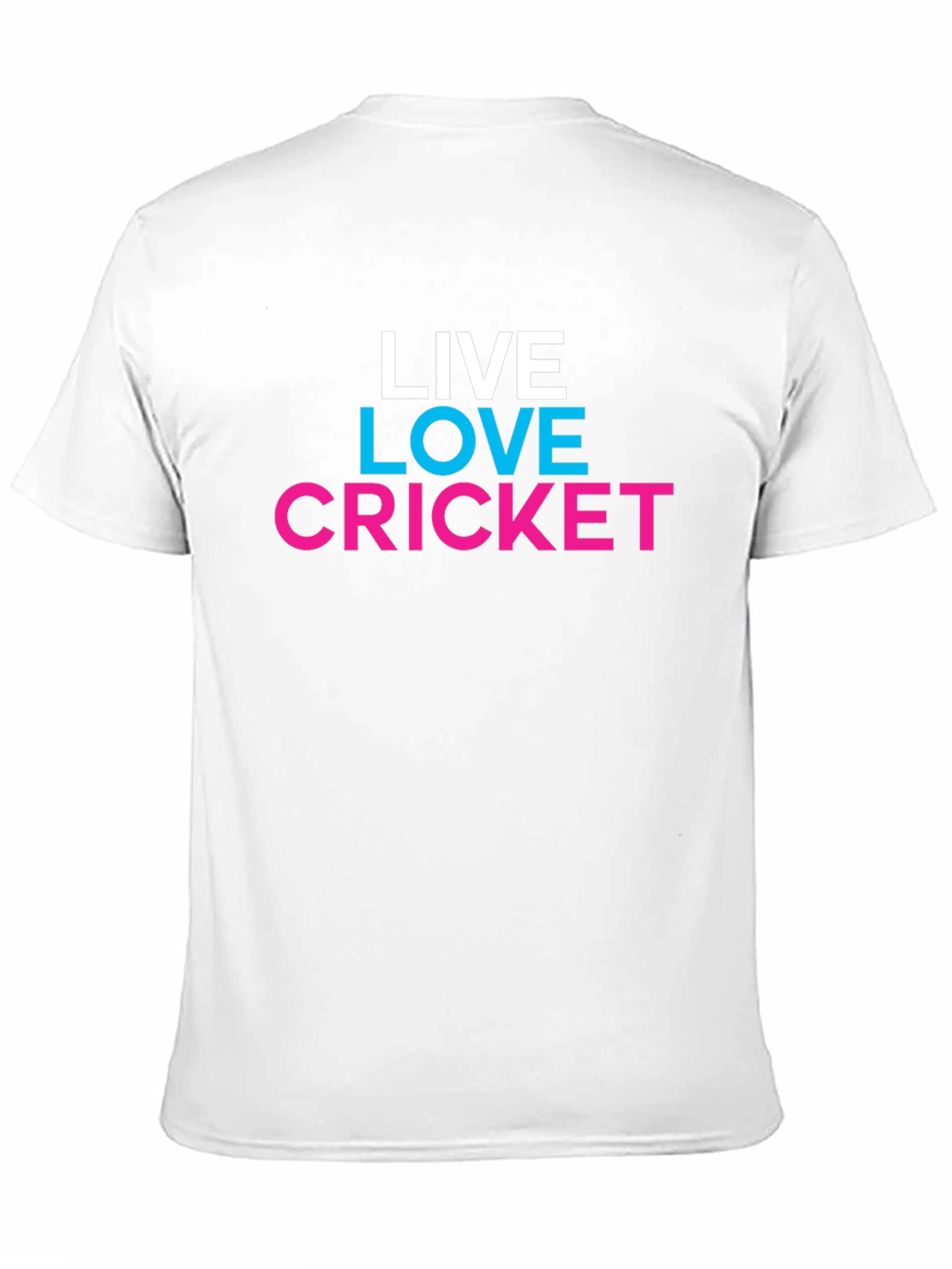Live Love Cricket Graphic Tee - Trendy Casual Shirt - 11